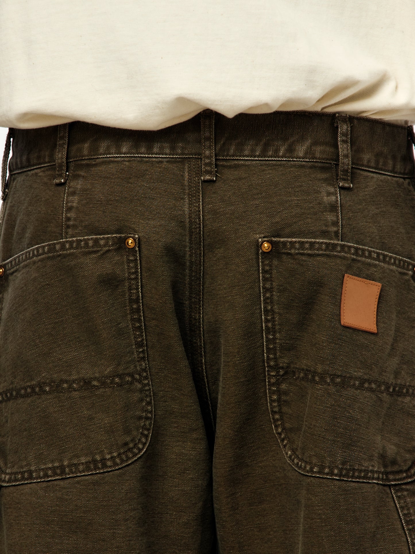 3D Cut Painter Pants (KHAKI)