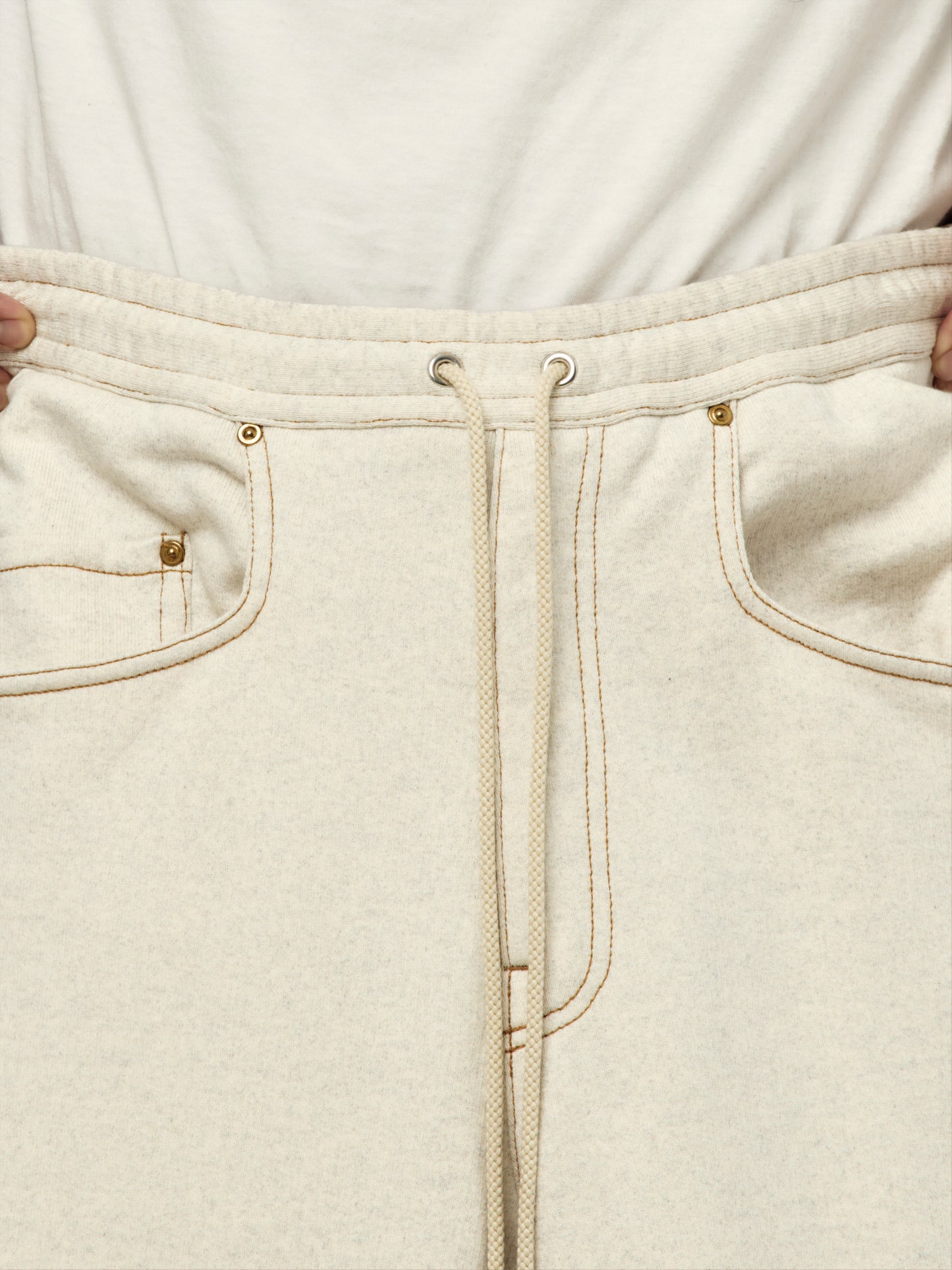 3D Cut Sweatpants (OATMEAL)