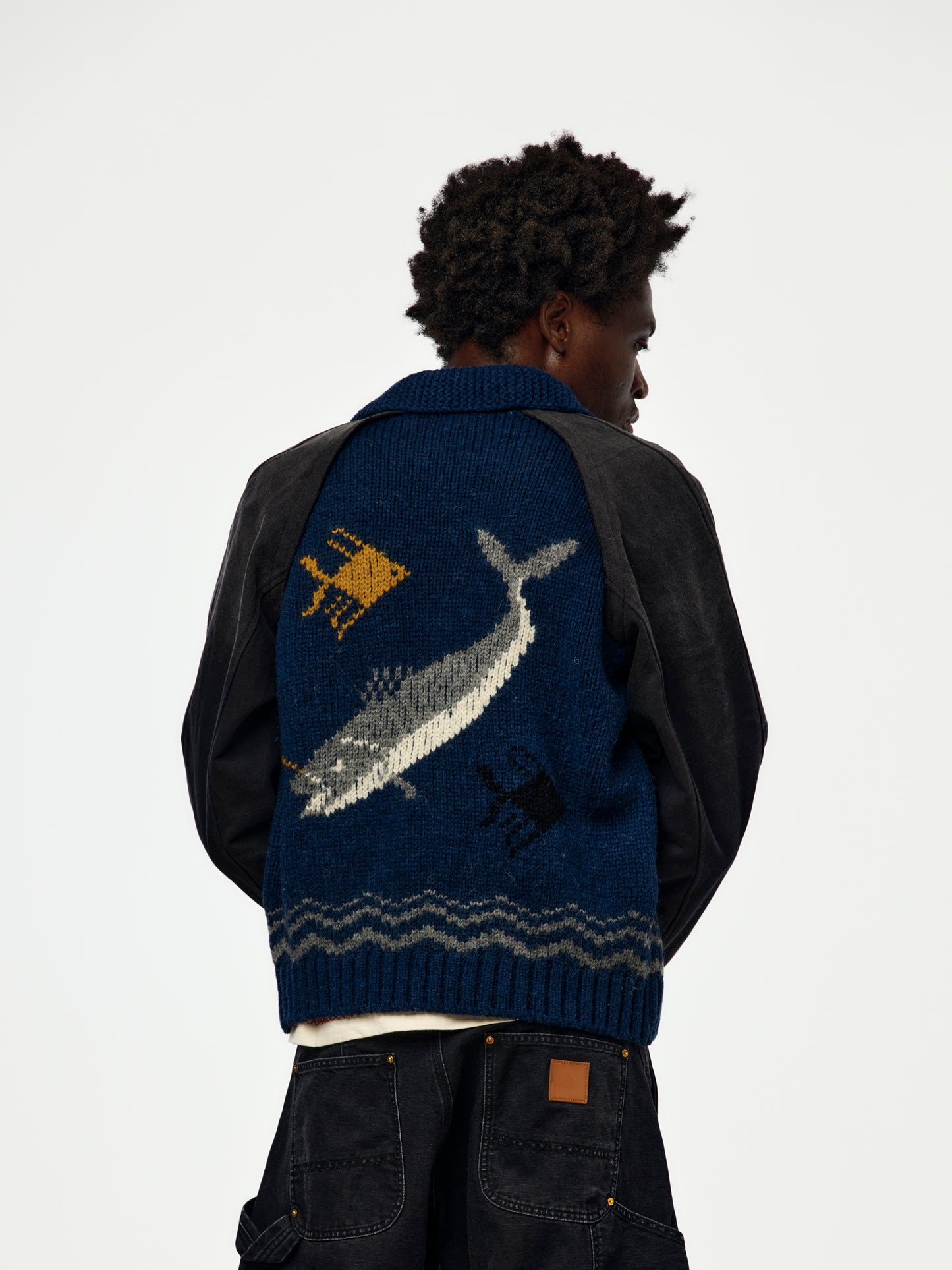 Hybrid Cowichan Sweater (BLUE)