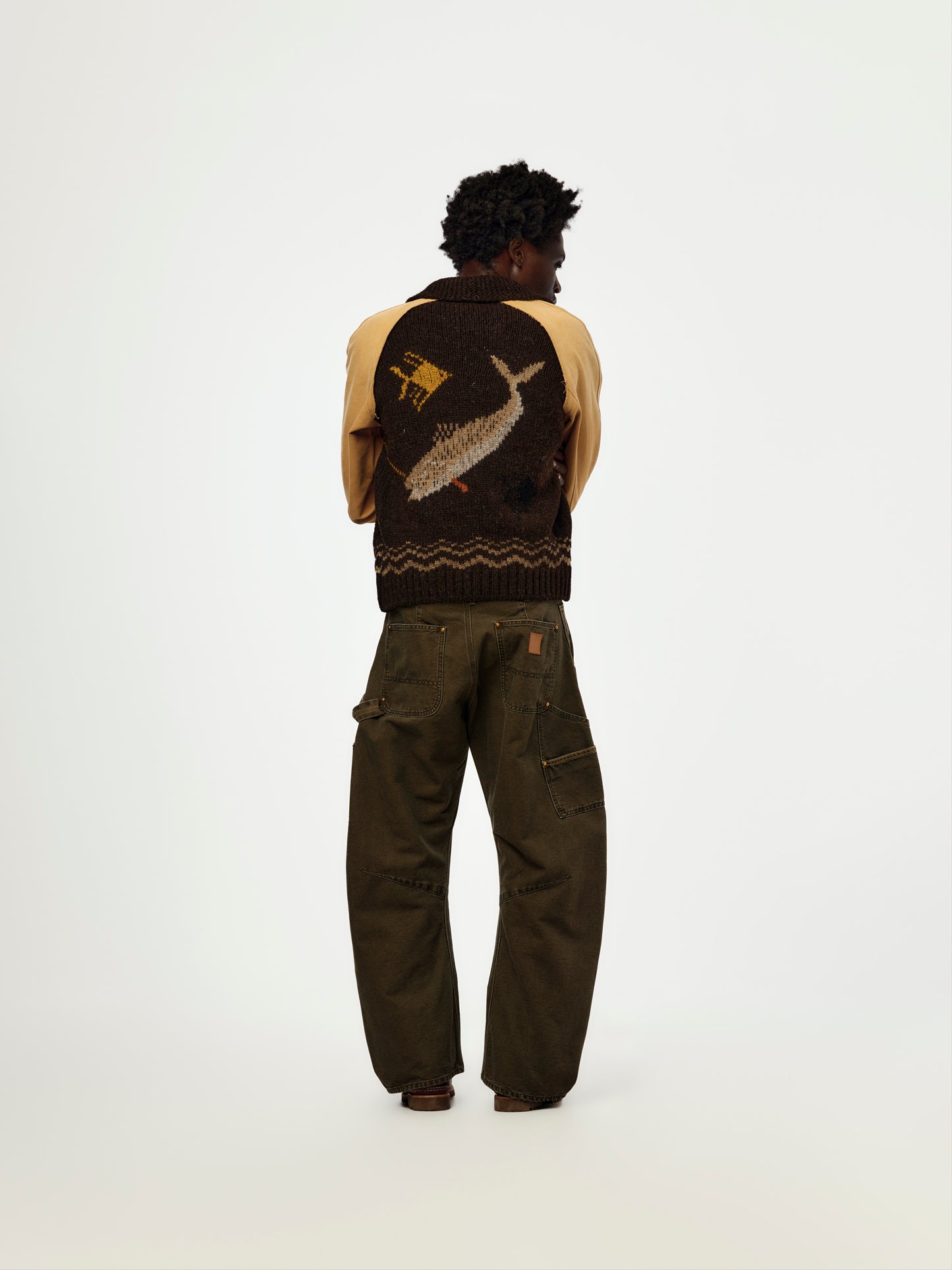 3D Cut Painter Pants (KHAKI)