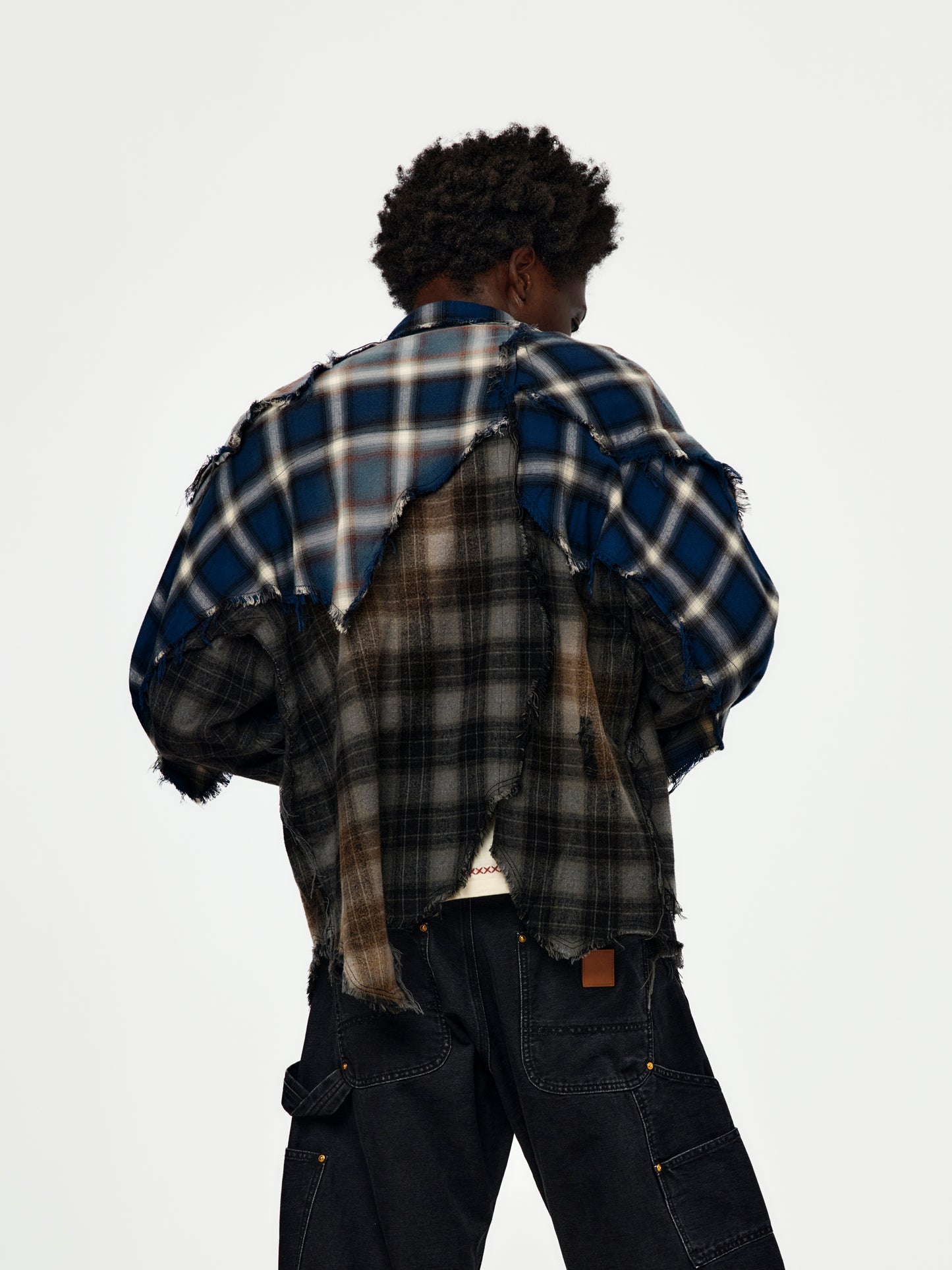 Vintage Checked Shirt (BLUE)