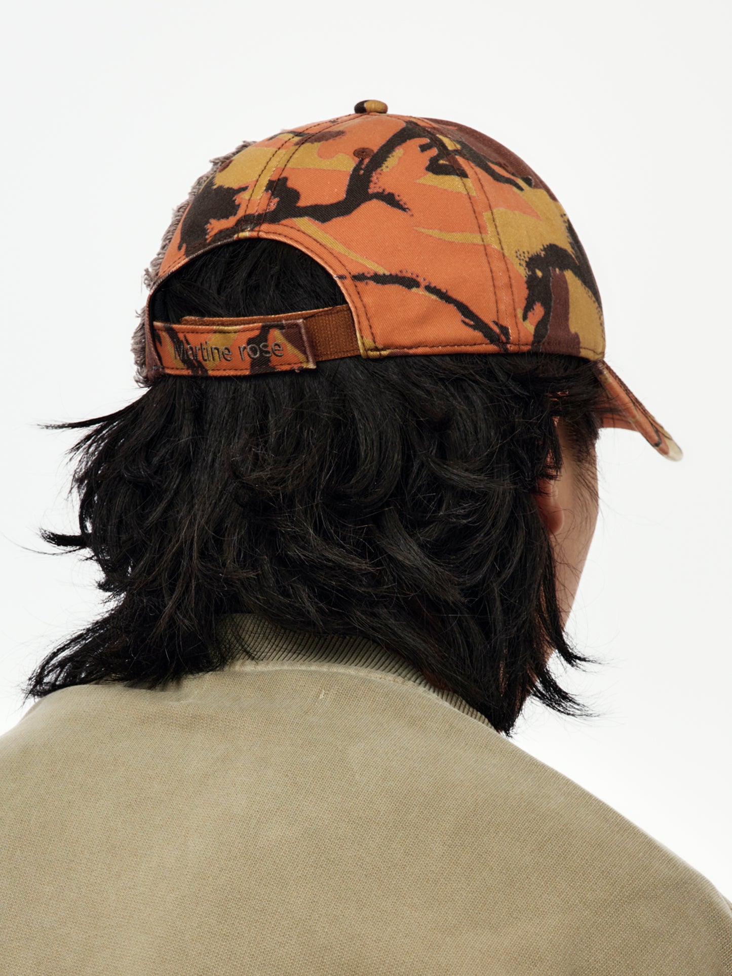 Collage Cap (Orange Camo)