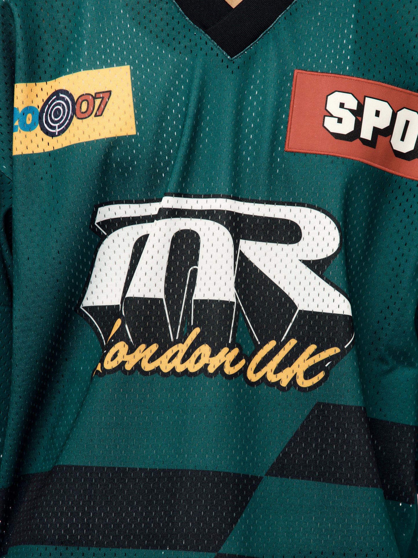 Oversized Hockey Top (Green Black)