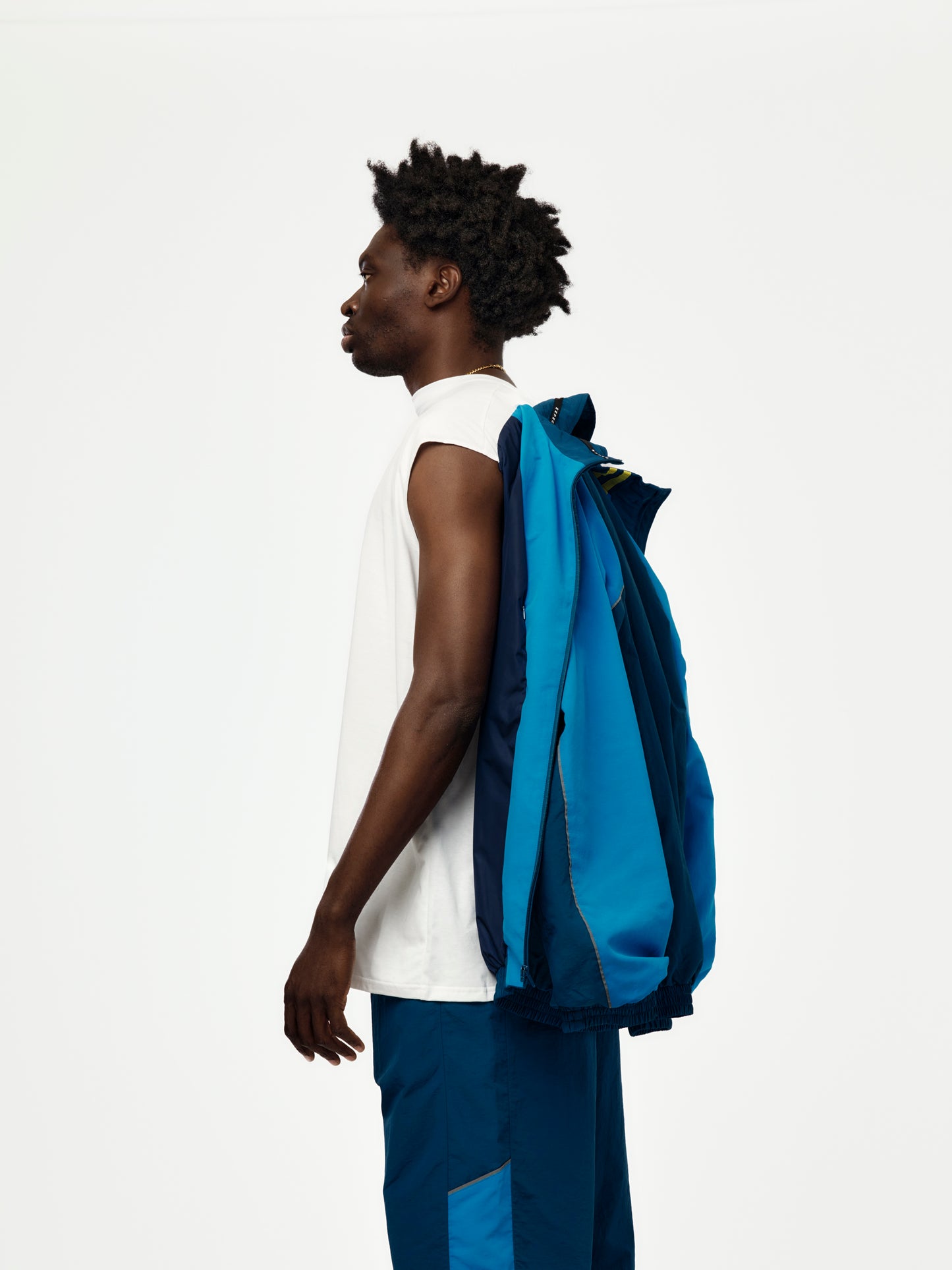 T-LINING TRACK JACKET (BLUE NAVY)
