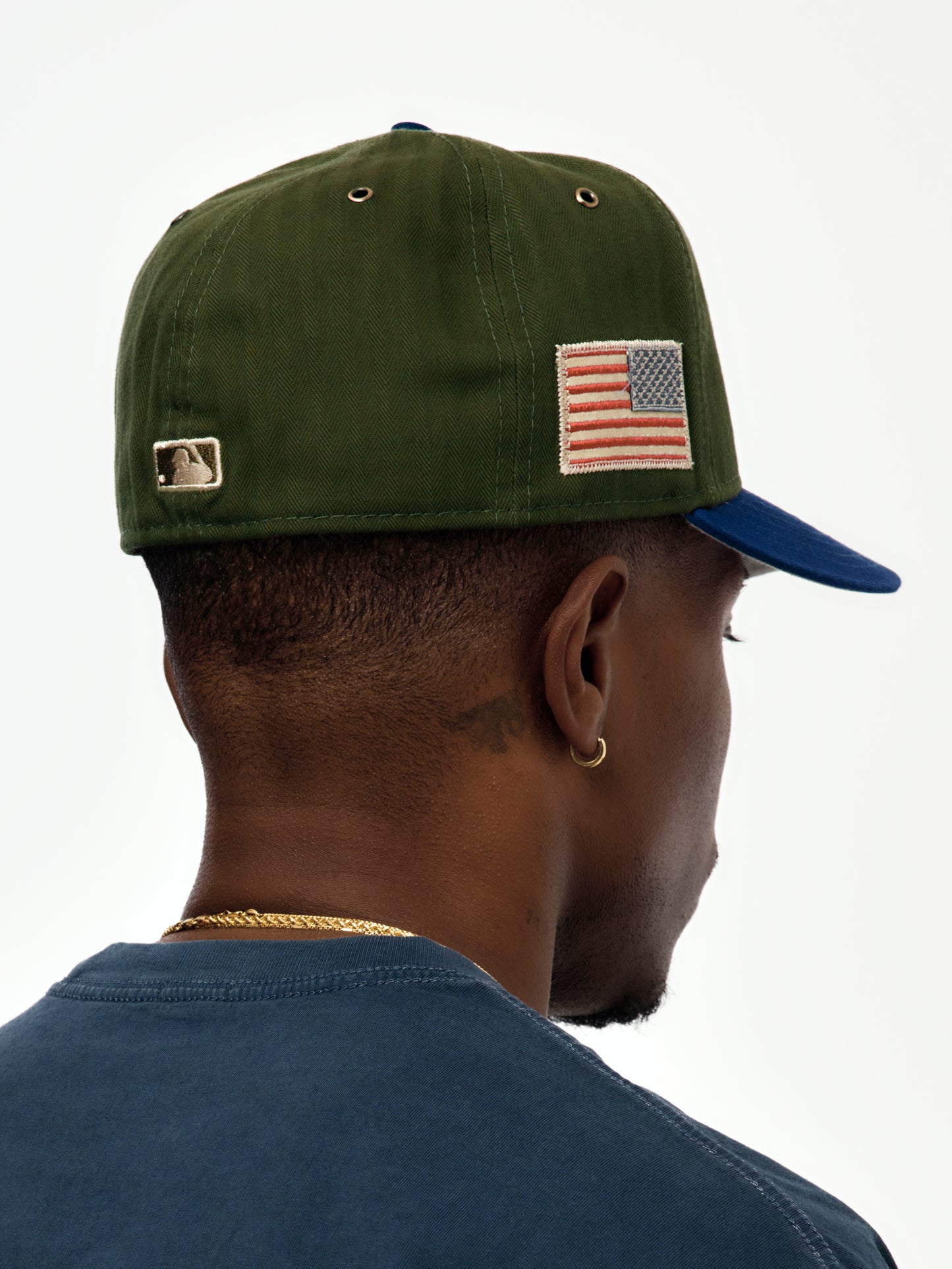 Dodgers American Herringbone 59FIFTY Pre-Curved Cap