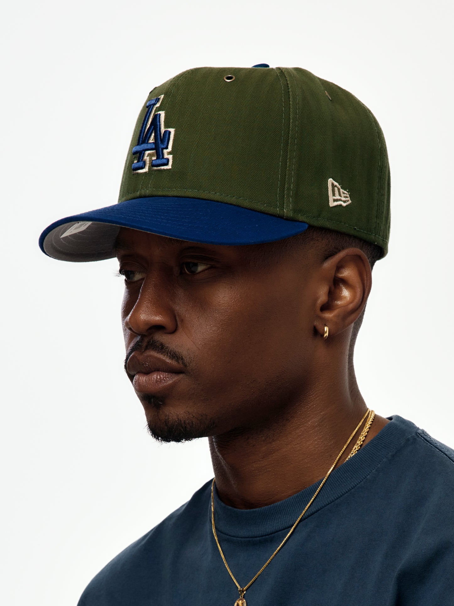Dodgers American Herringbone 59FIFTY Pre-Curved Cap
