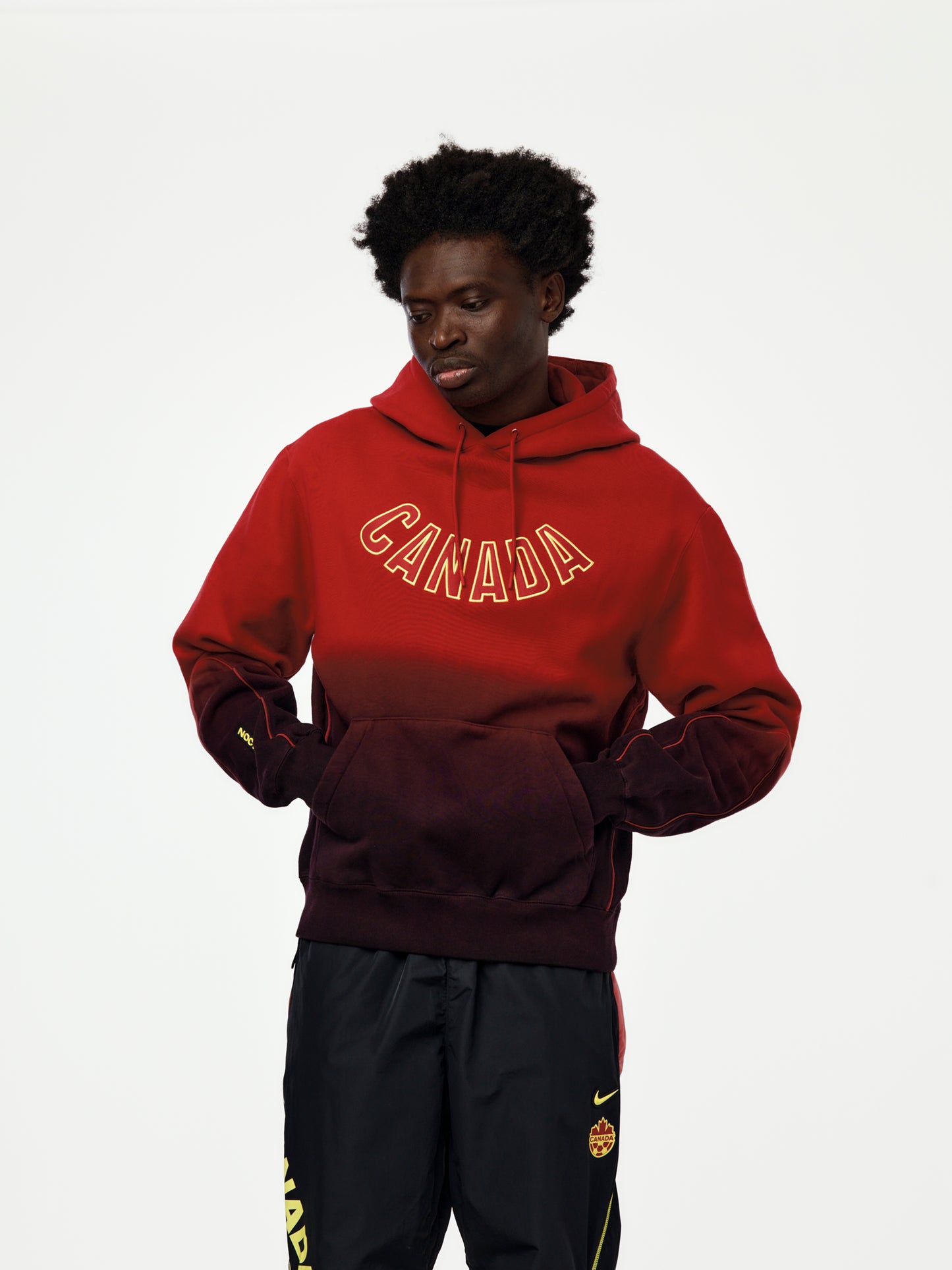 Canada x NOCTA x Nike CS Hoodie (Gym Red/Black/Sonic Yellow)