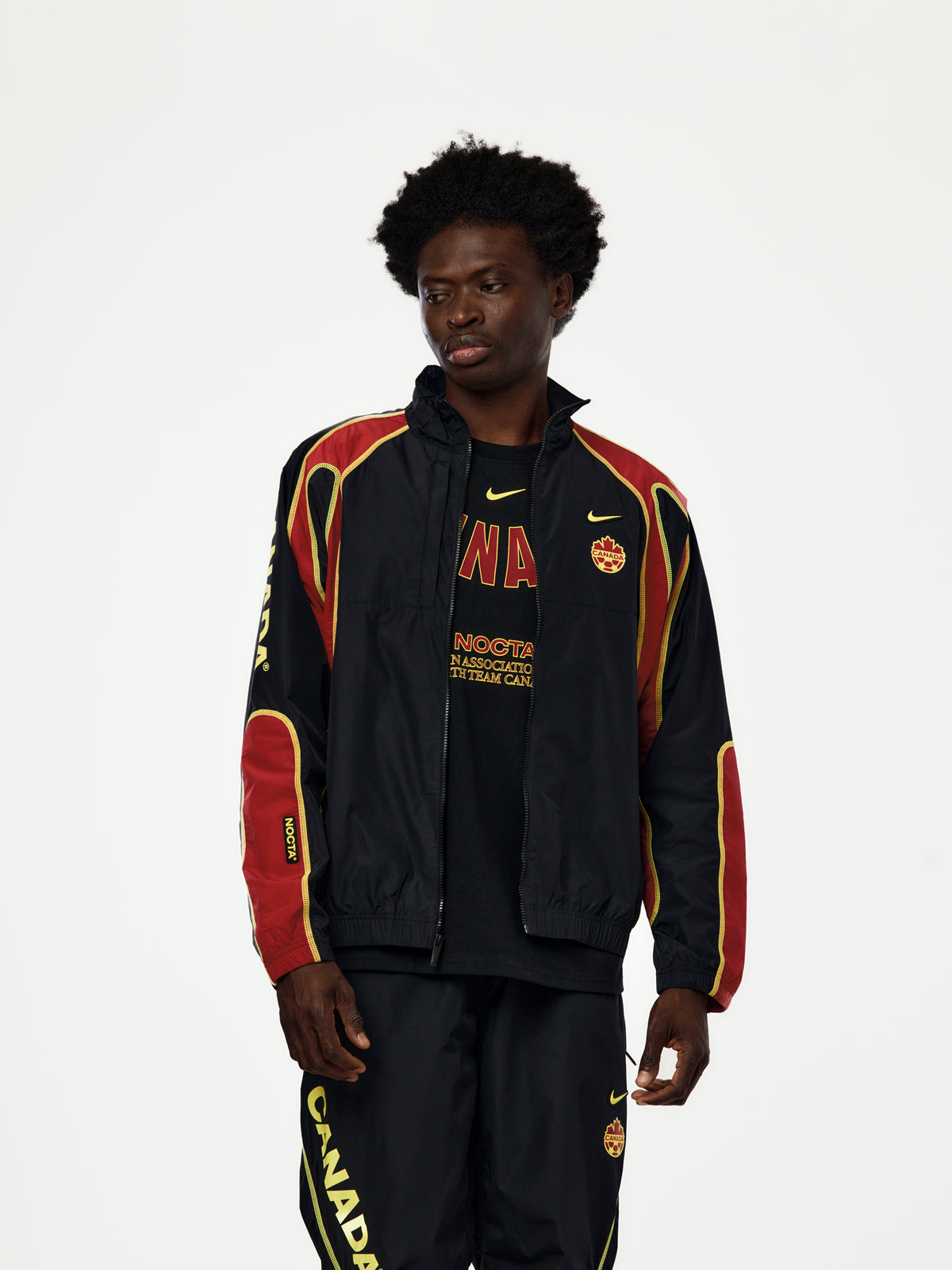 Nike Canada x NOCTA x Nike Woven Tracksuit Jacket (Black/Gym Red 