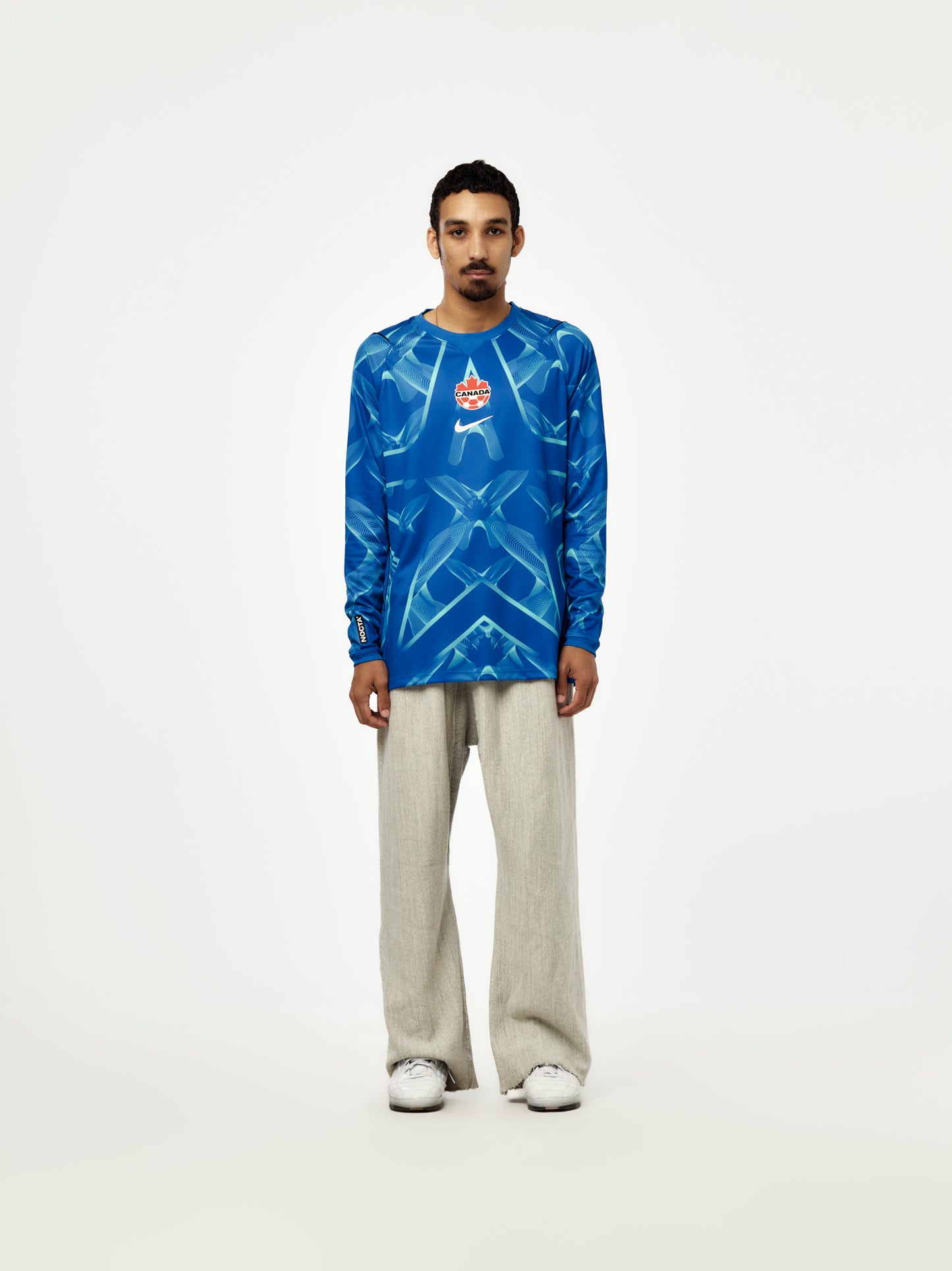 Canada x NOCTA x Nike Long-Sleeve Goalkeeper Jersey (Lyon Blue/white)