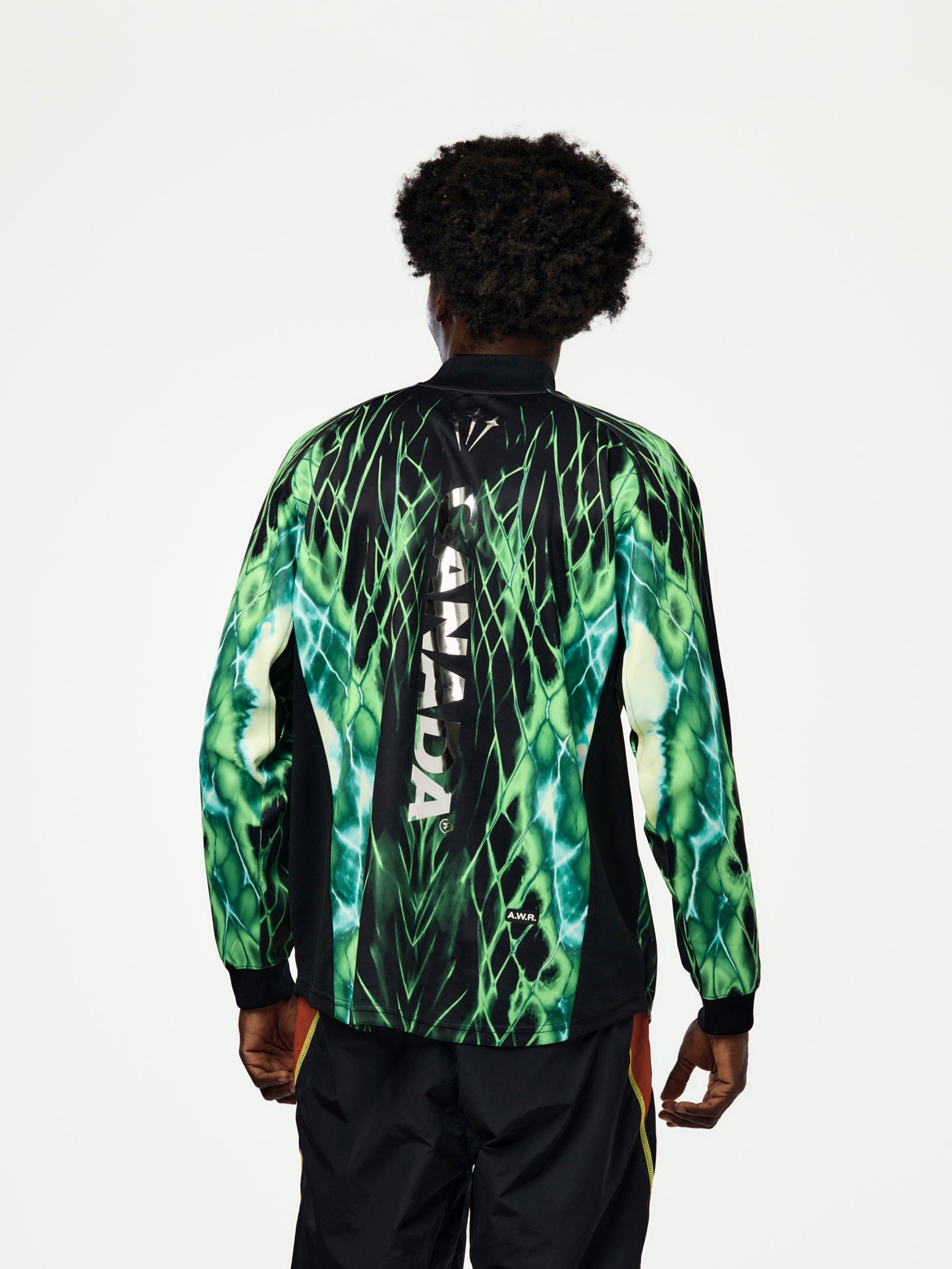 Canada x NOCTA x Nike Long-Sleeve Football Jersey (Black/Sport Red)