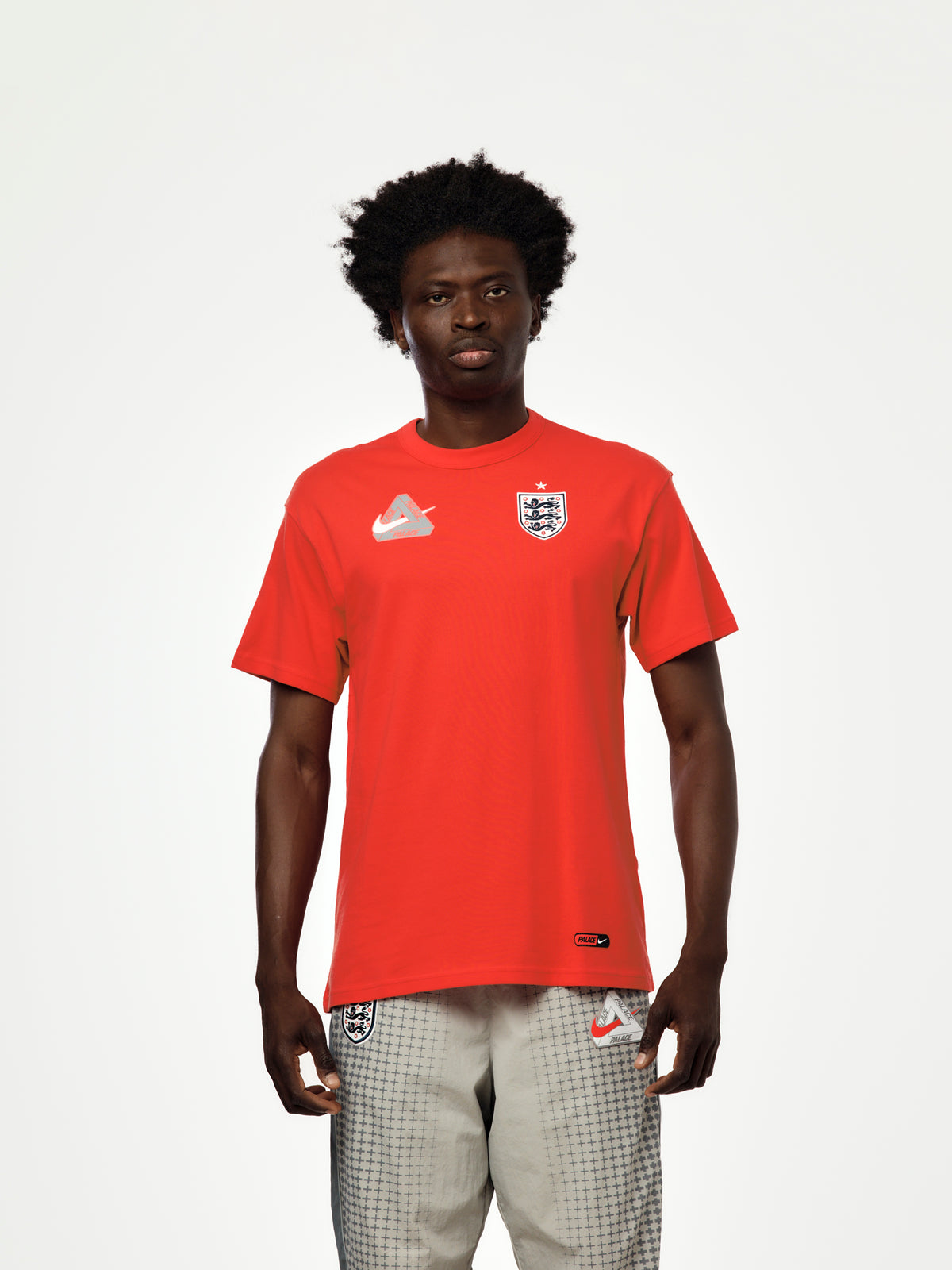 Nike England x Palace x Nike T-Shirt (Lt Crimson) - UNION LOS ANGELES