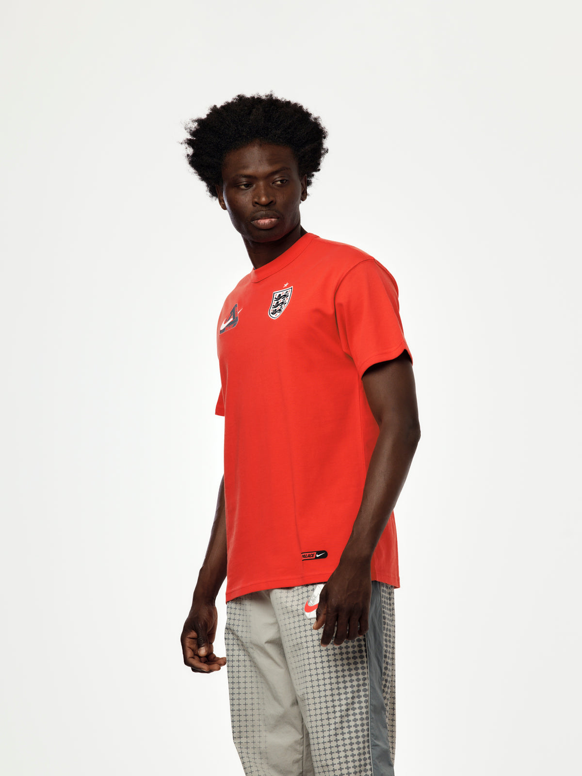 Nike England x Palace x Nike T-Shirt (Lt Crimson) - UNION LOS ANGELES
