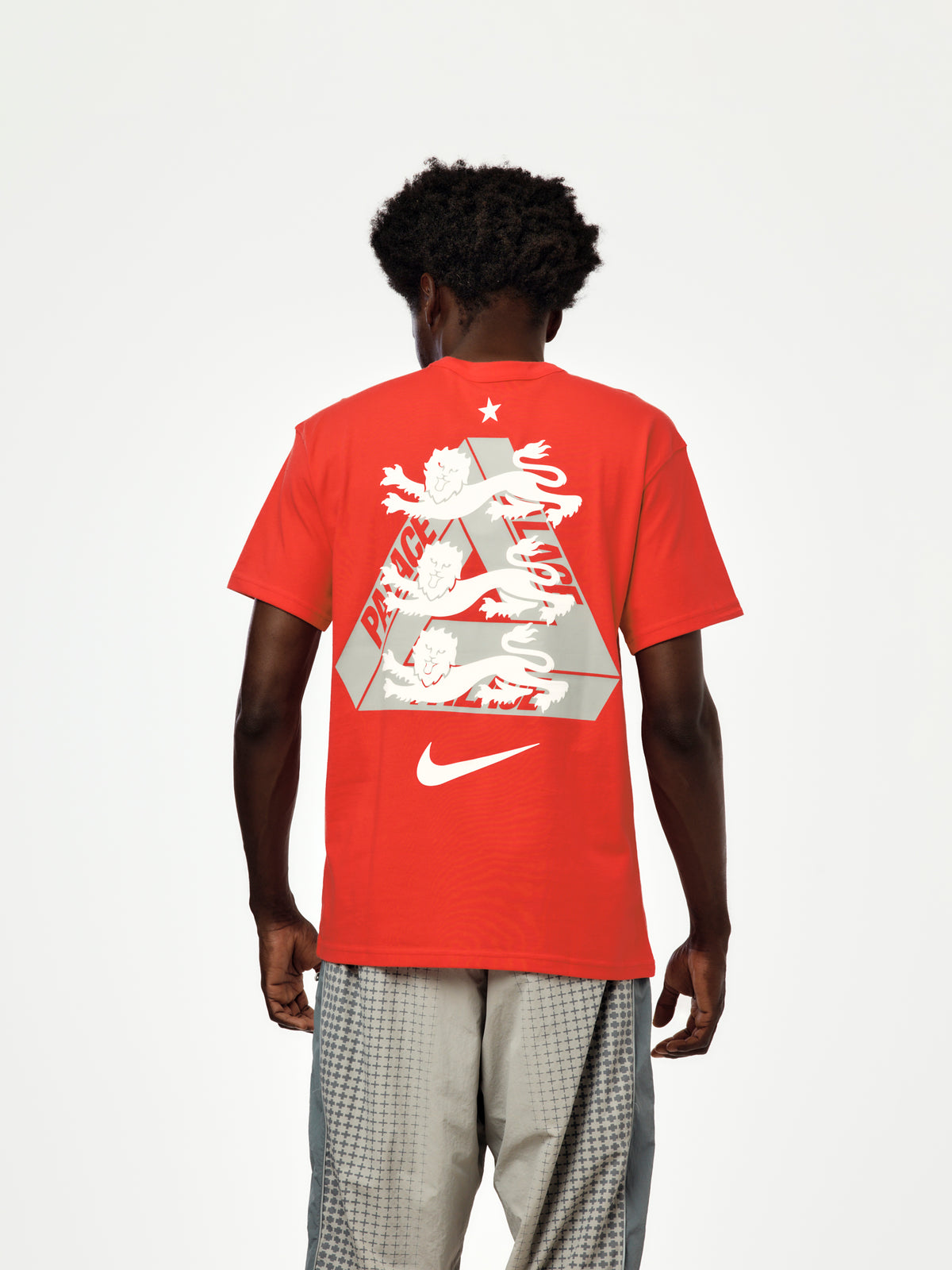 Nike England x Palace x Nike T-Shirt (Lt Crimson) - UNION LOS ANGELES