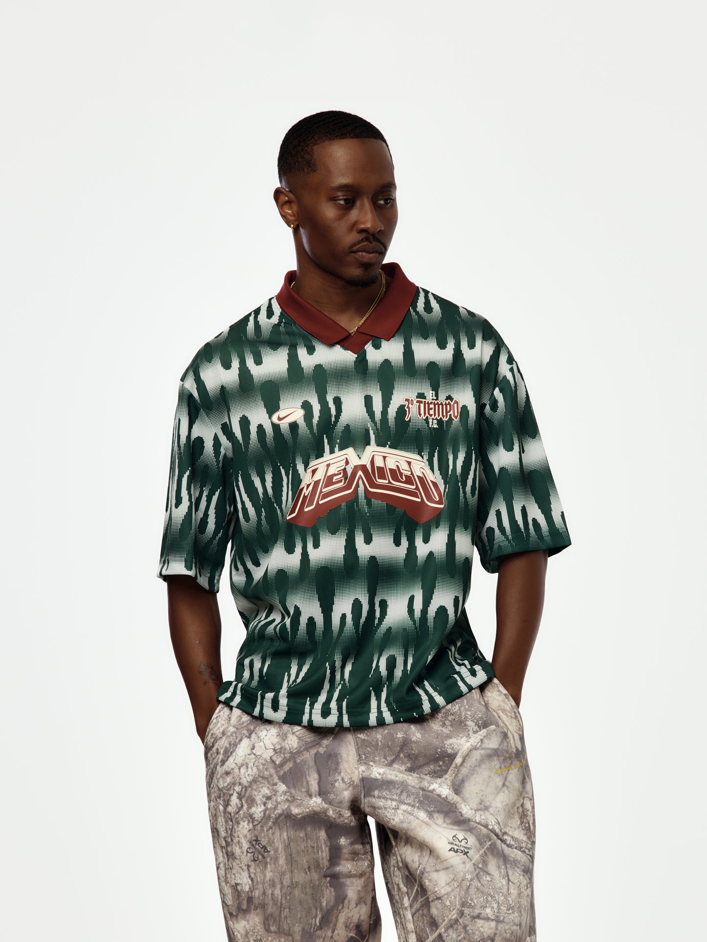 Nike Sportswear Mexico Goalie Top (Fir/Phantom/Team Red)