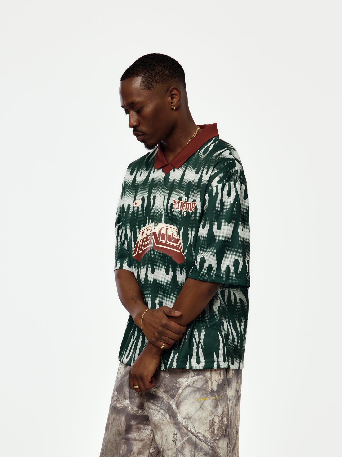 Nike Sportswear Mexico Goalie Top (Fir/Phantom/Team Red)