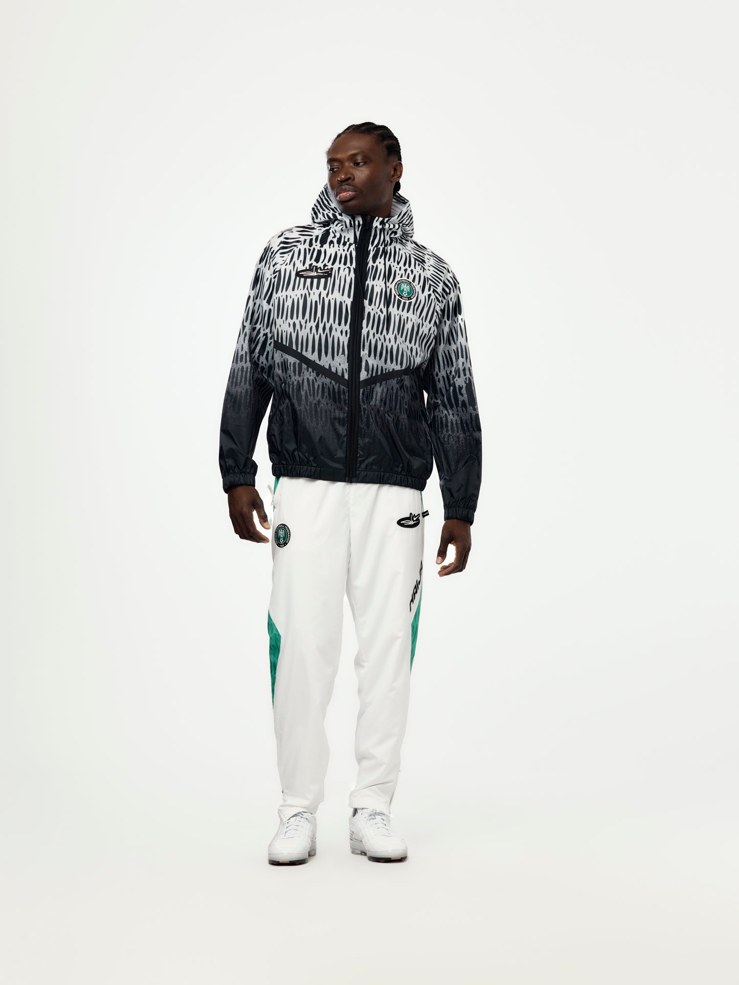 Nigeria x Slawn x Nike Anthem Jacket (Black/White)