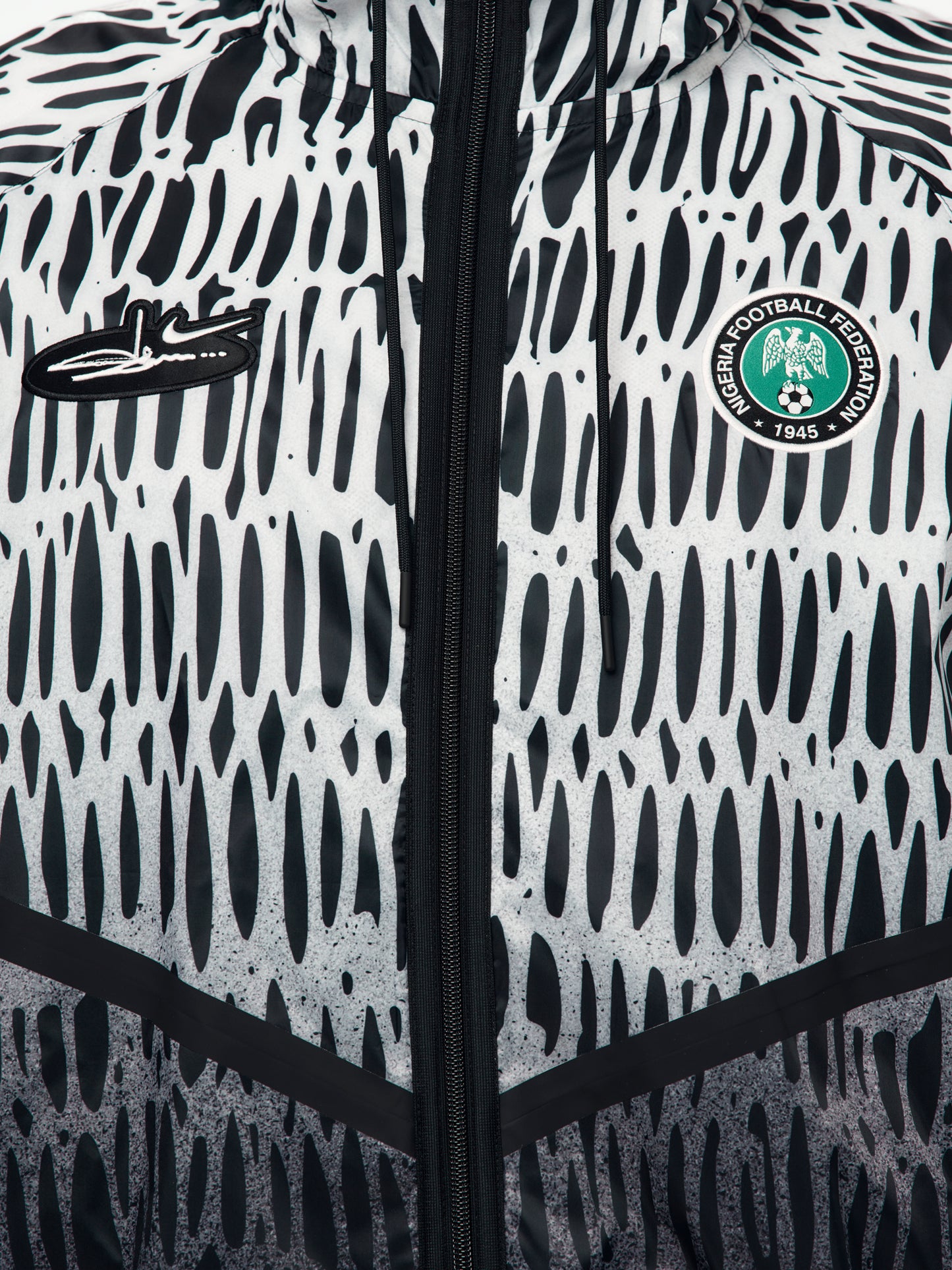 Nigeria x Slawn x Nike Anthem Jacket (Black/White)