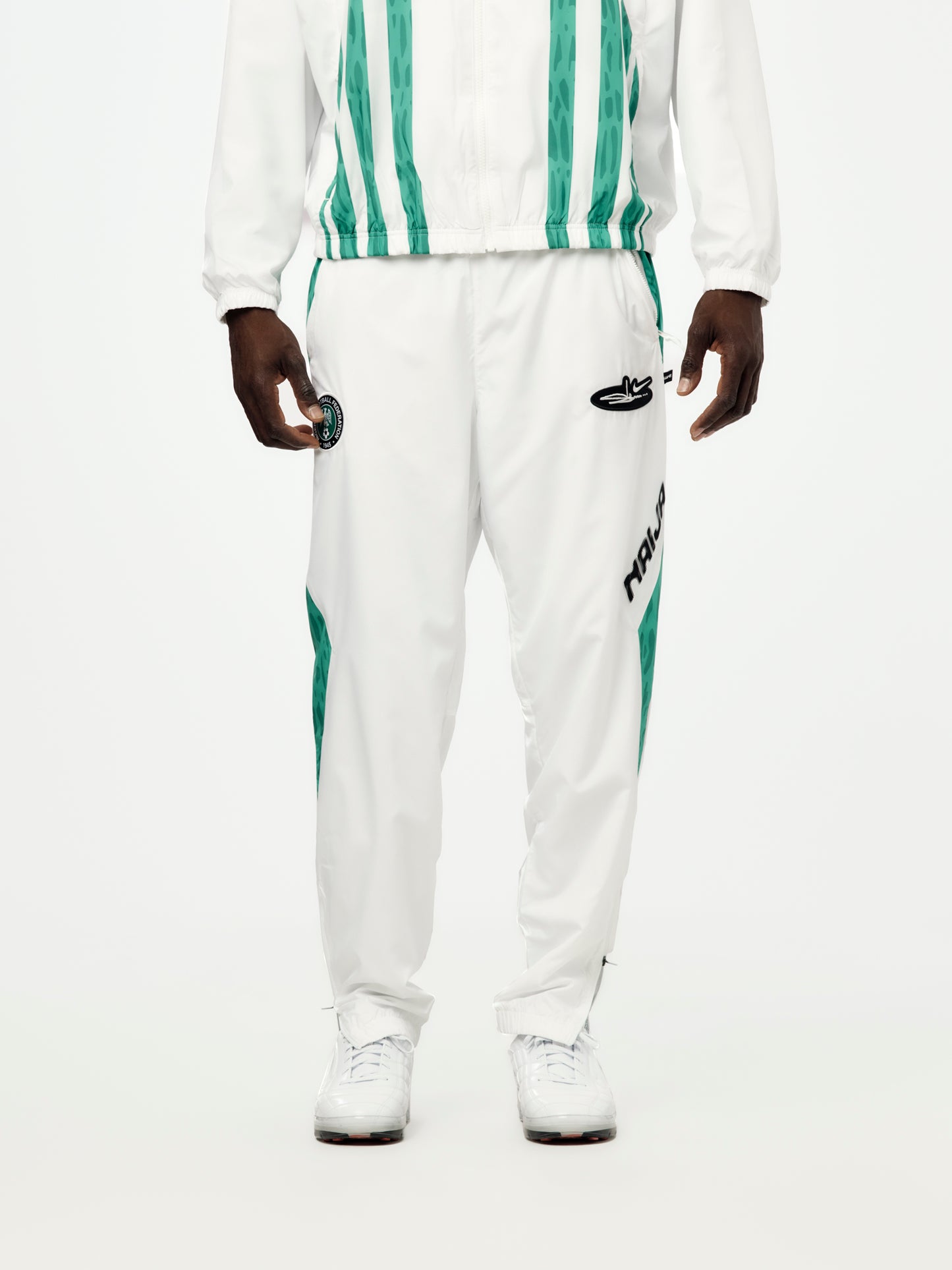 Nigeria x Slawn x Nike Track Pants (White/Black)