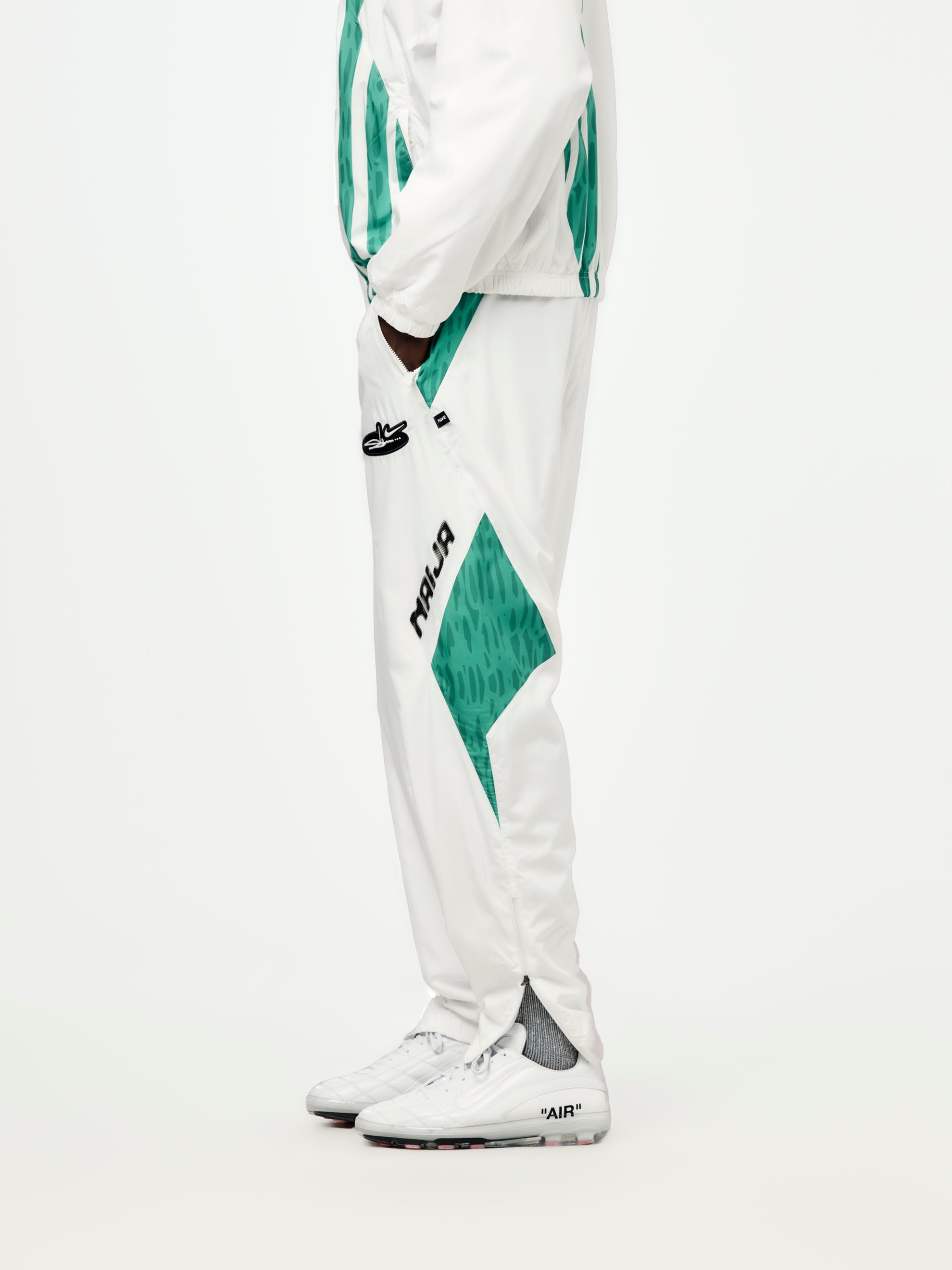 Nike Nigeria x Slawn x Nike Track Pants (White/Black) - UNION LOS