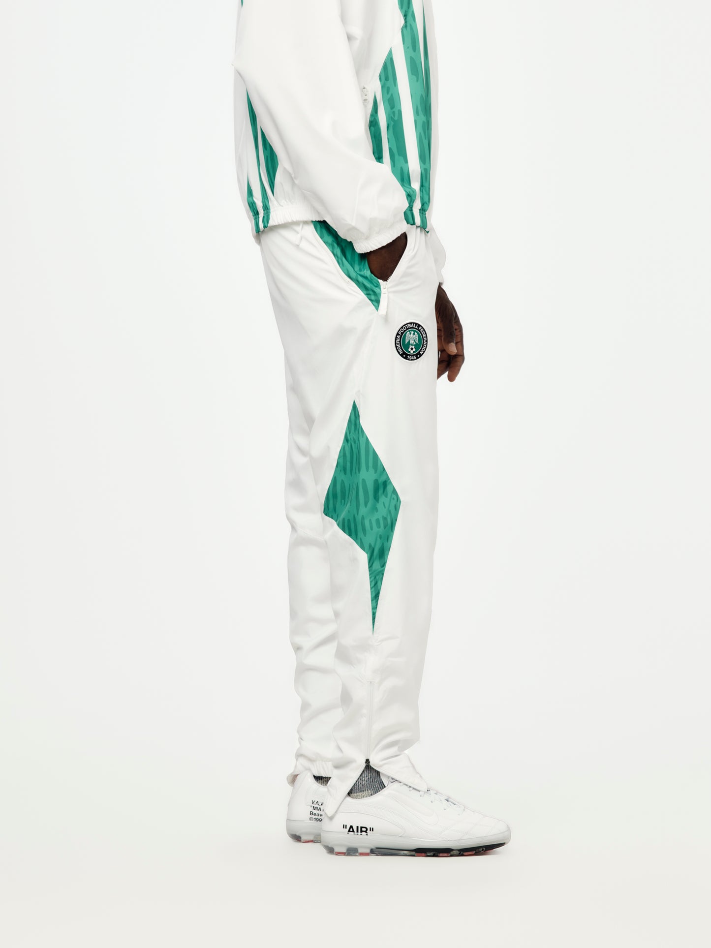 Nigeria x Slawn x Nike Track Pants (White/Black)