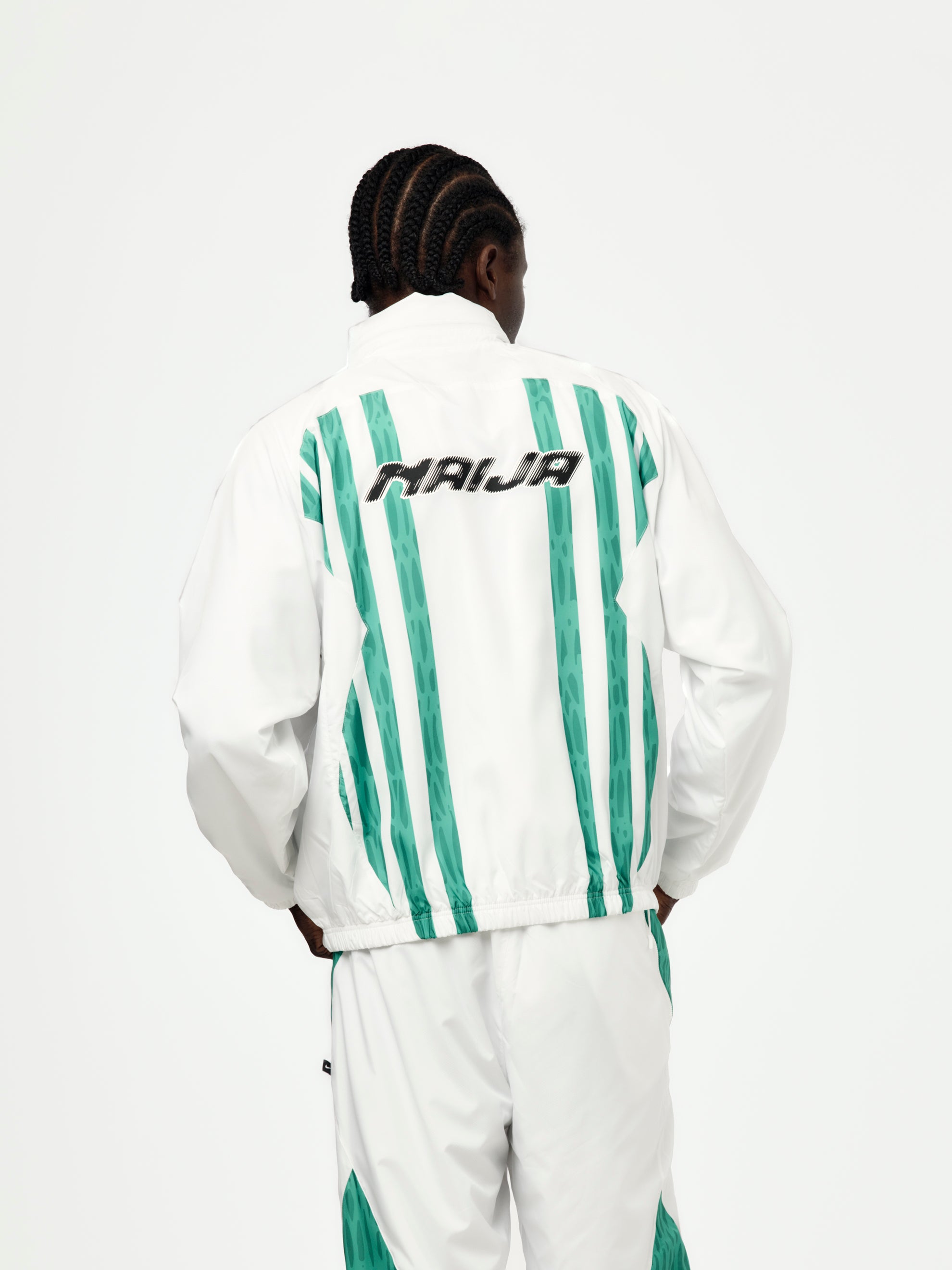 Nike Nigeria x Slawn x Nike Track Jacket (White/Black) - UNION LOS