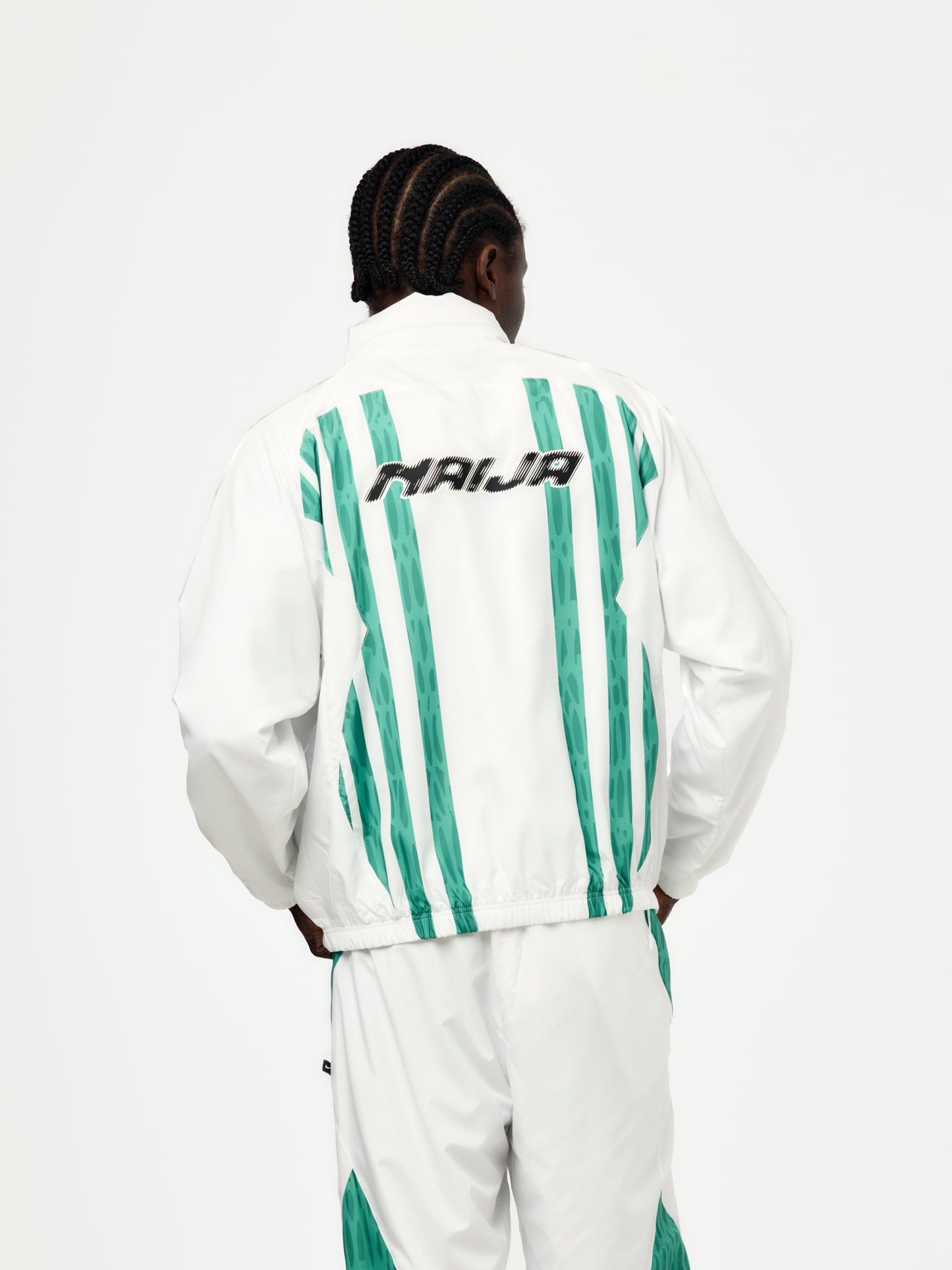 Nigeria x Slawn x Nike Track Jacket (White/Black)