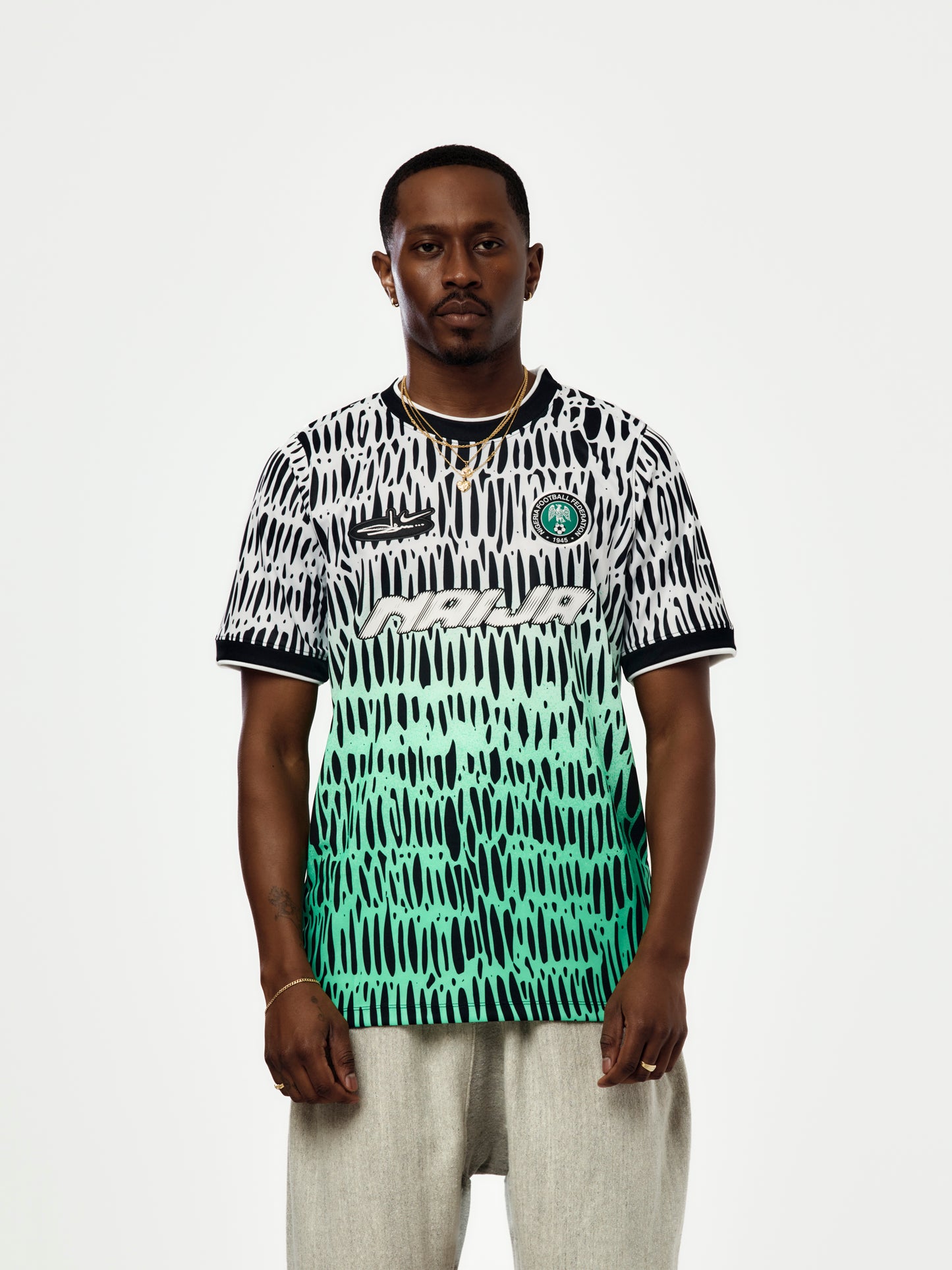 NIKE X NIGERIA X SLAWN JERSEY (BLACK/WHITE)