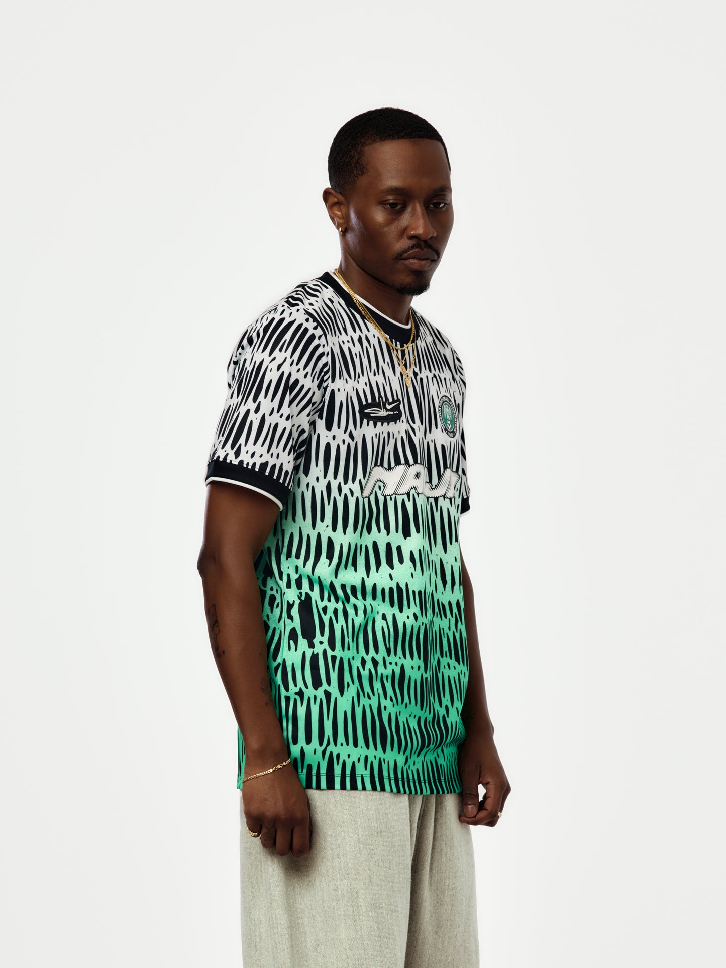 NIKE X NIGERIA X SLAWN JERSEY (BLACK/WHITE)