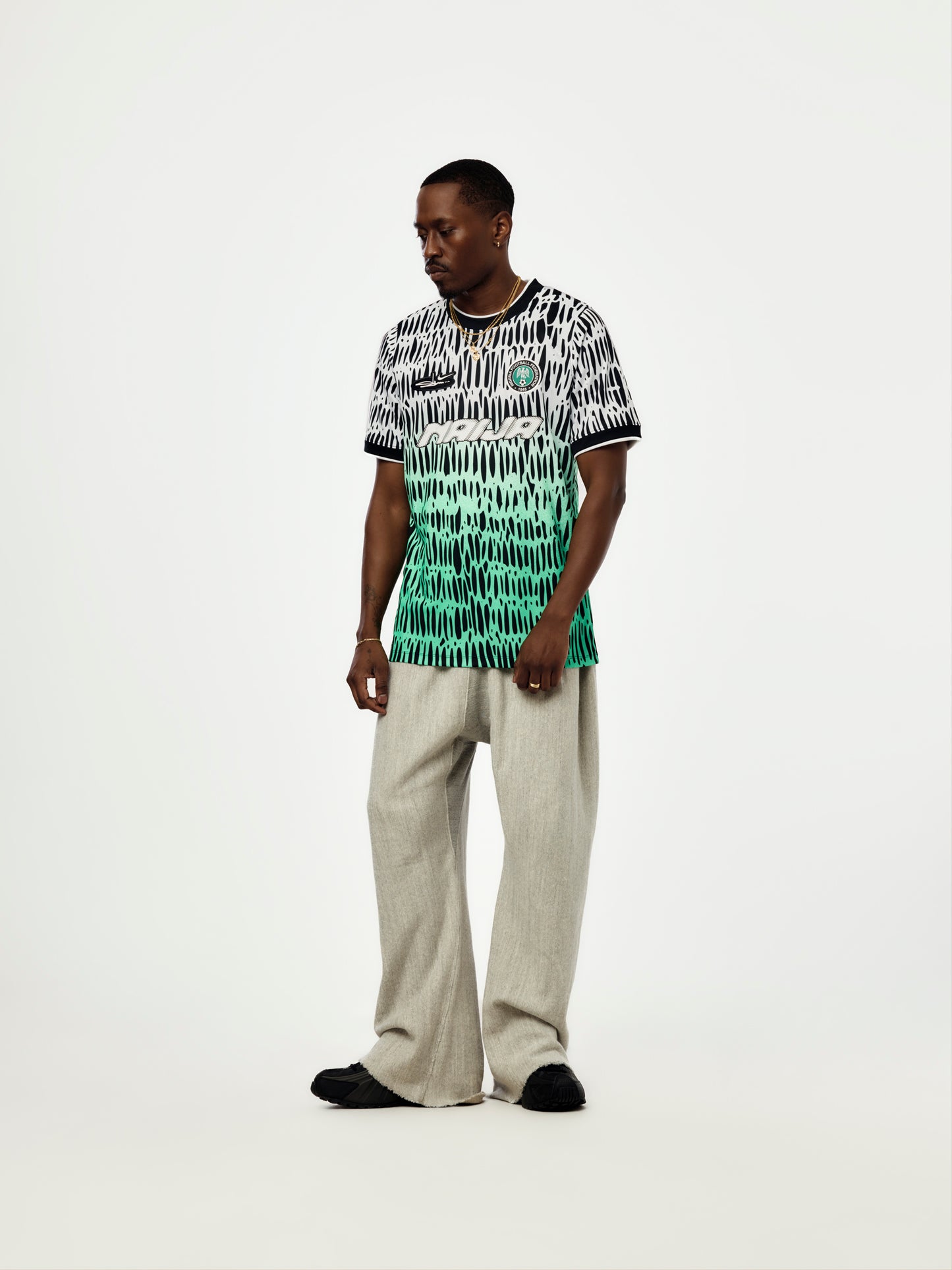 NIKE X NIGERIA X SLAWN JERSEY (BLACK/WHITE)