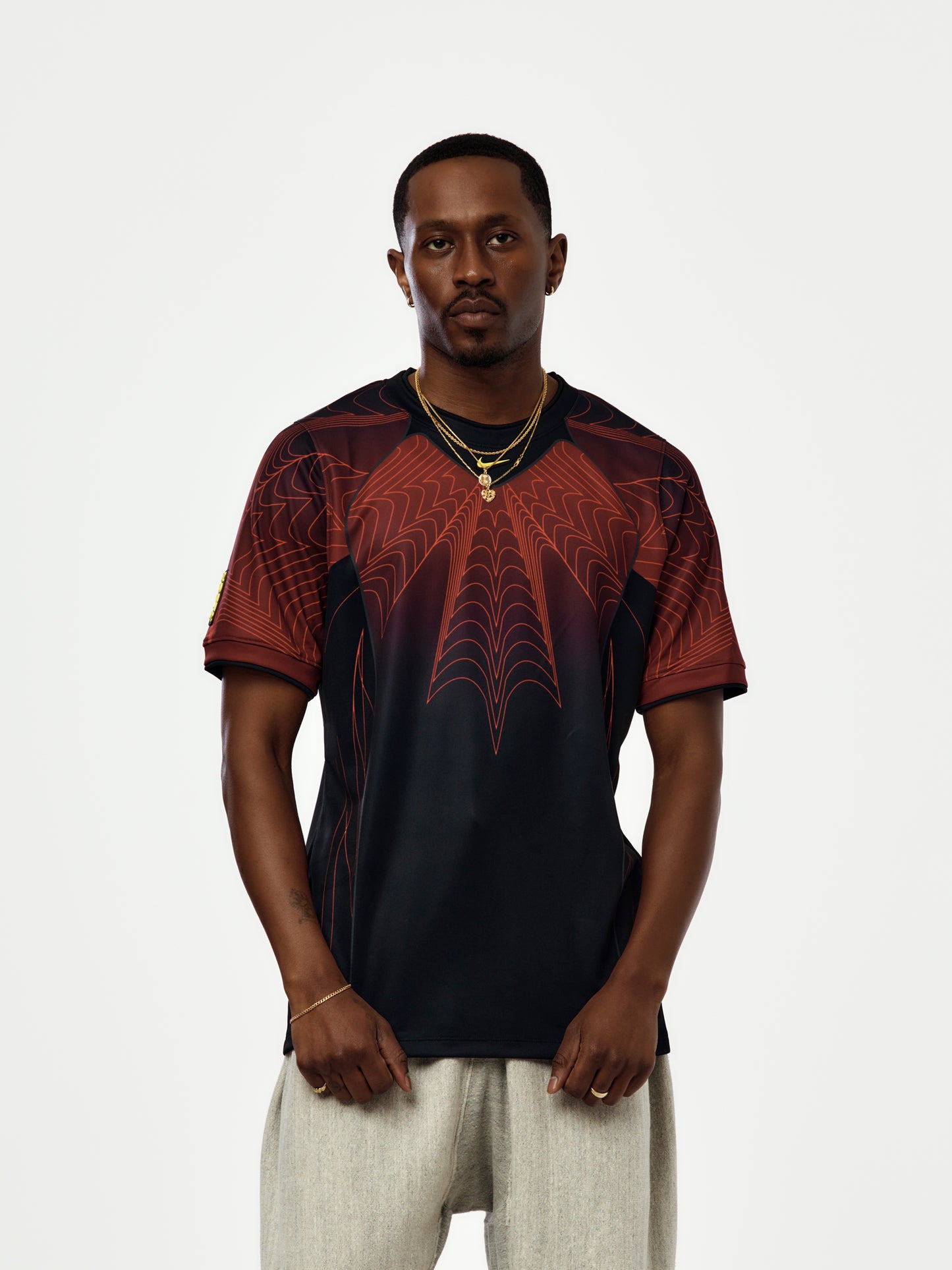 NOCTA X CANADA NIKE JERSEY (BLACK/UNIVERSITY RED/SONIC YELLOW)