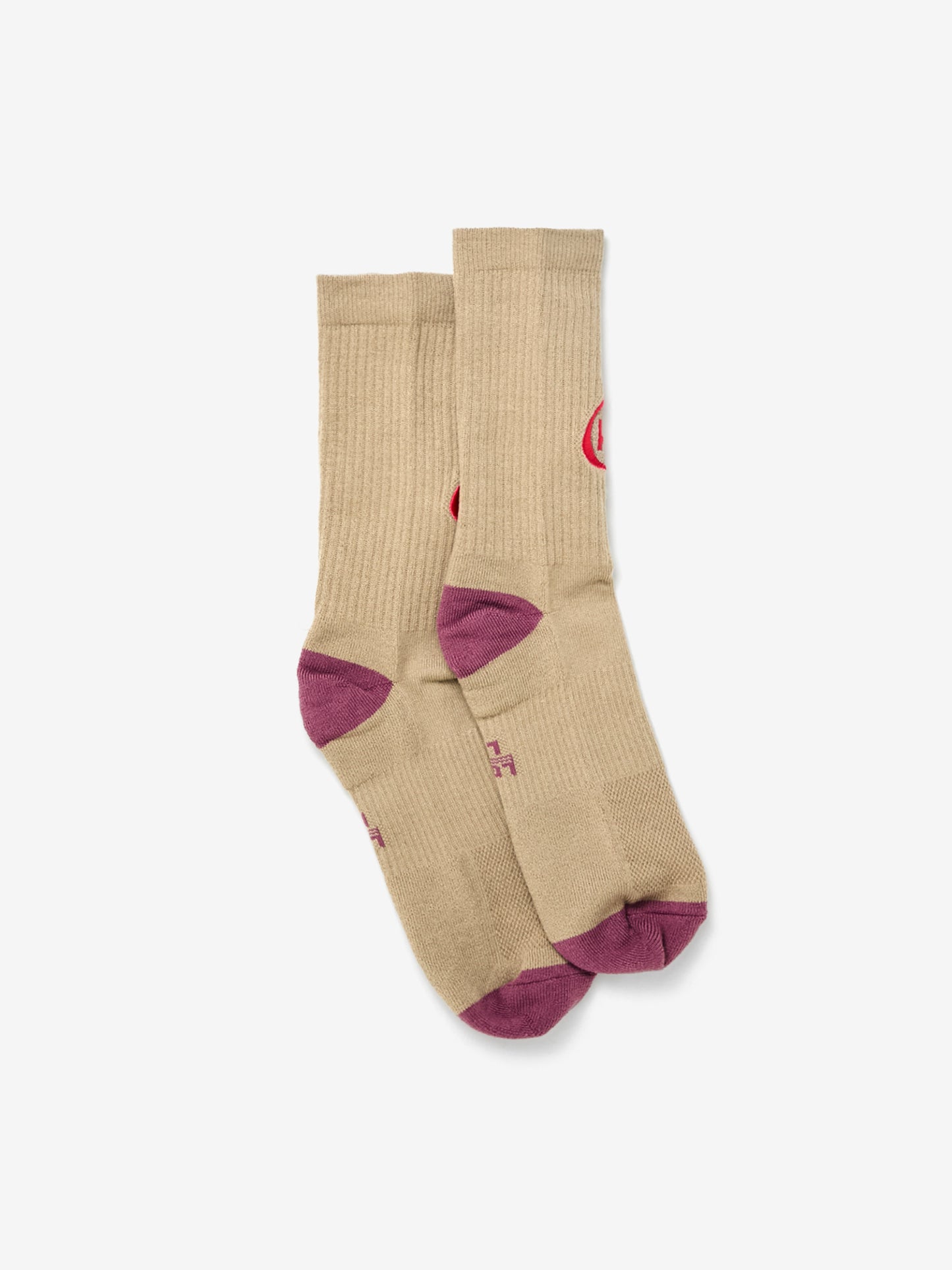 Kids of Immigrants x Nike Elevated Crew Socks (Khaki/Light Mulberry/Fusion Red)