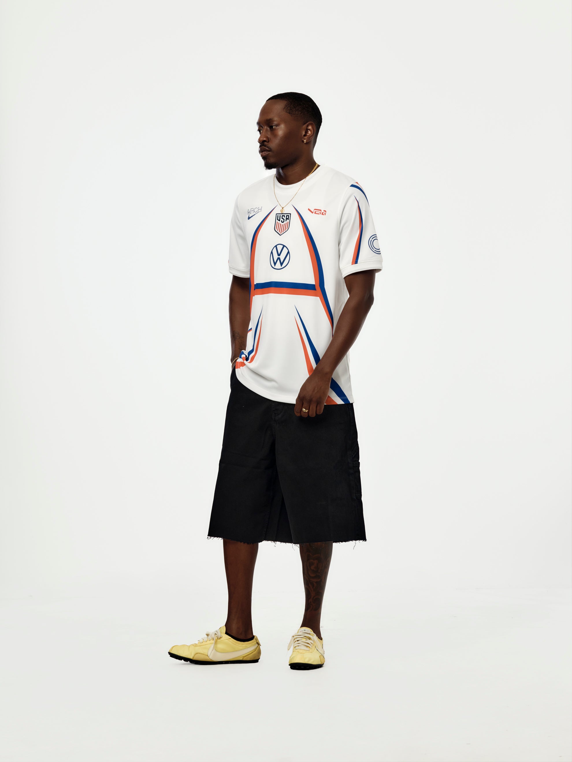 Nike USA x VAA x Nike Academy Pro Short-Sleeve Soccer Top (White