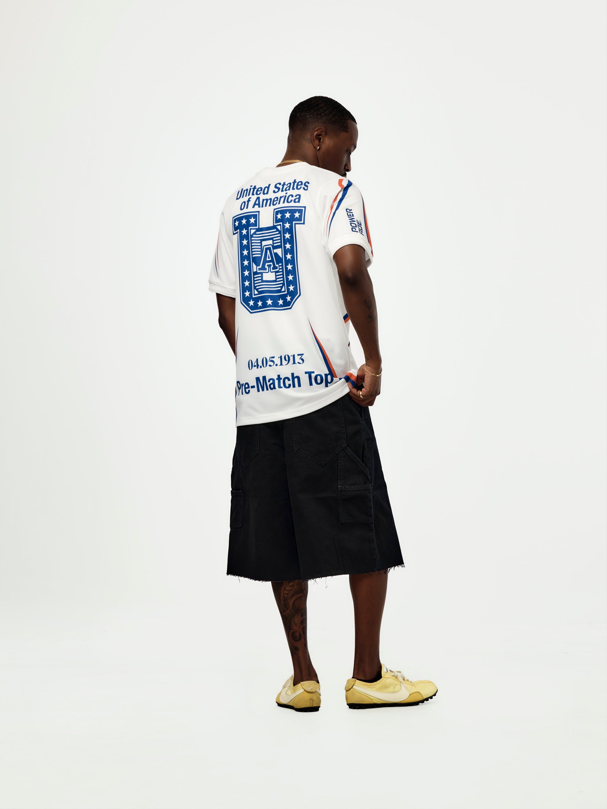 新品 Nike × V.A.A. サッカー Tシャツ XLサイズ アメリカ 完売 Nike USA x VAA x Nike Academy Pro Short-Sleeve Soccer Top (White