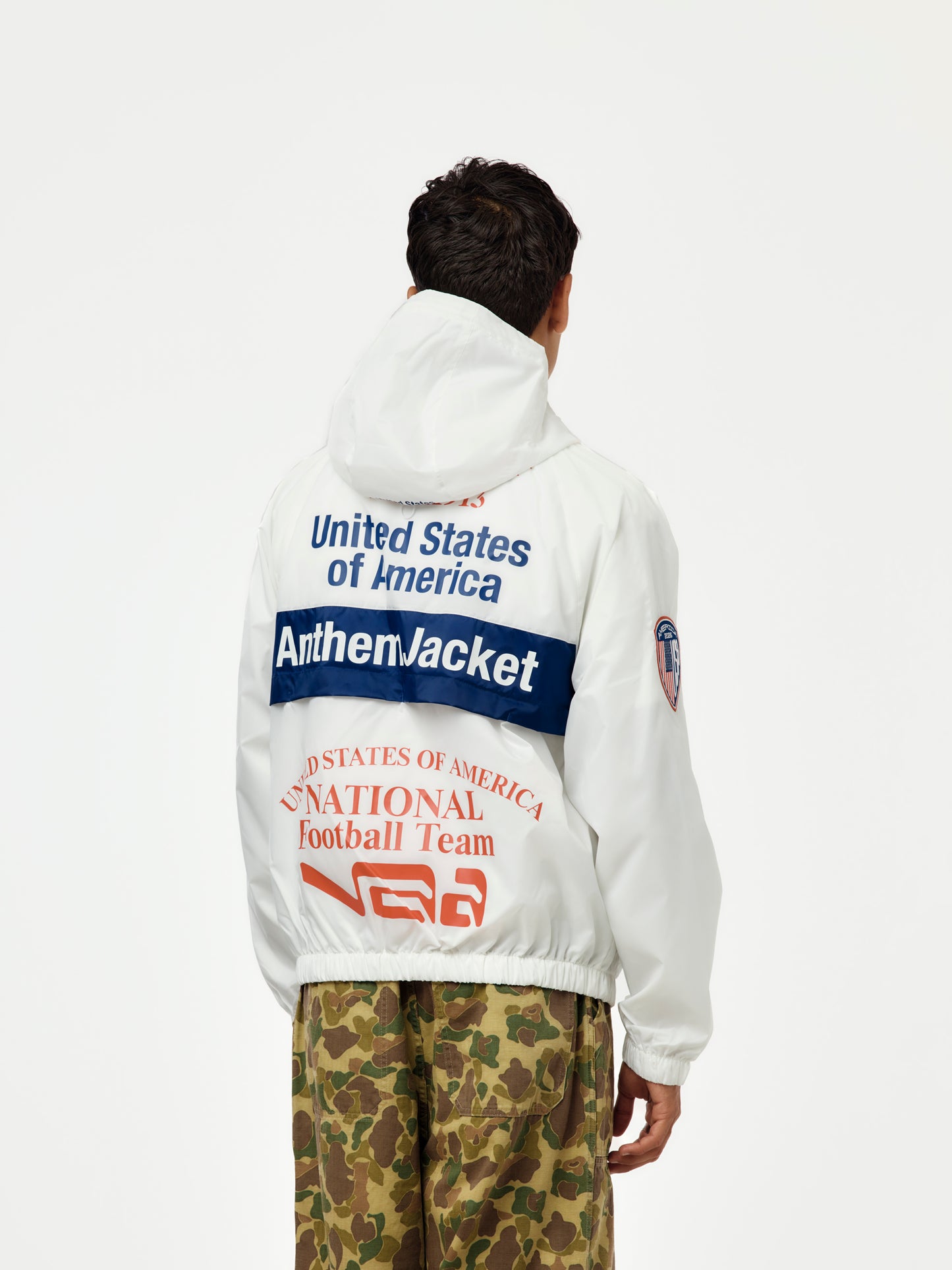 USA x VAA x Nike Anthem Jacket (White/Deep Royal Blue/Deep Royal Blue)