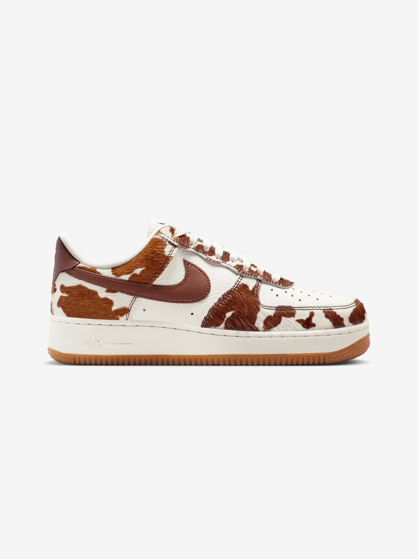 Women's Nike Air Force 1 '07 "Cow Print" (FIELD BROWN/SAIL-FIELD BROWN)