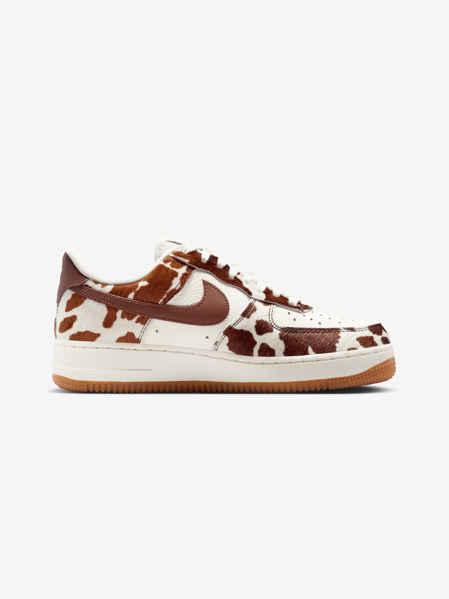 Women's Nike Air Force 1 '07 "Cow Print" (FIELD BROWN/SAIL-FIELD BROWN)
