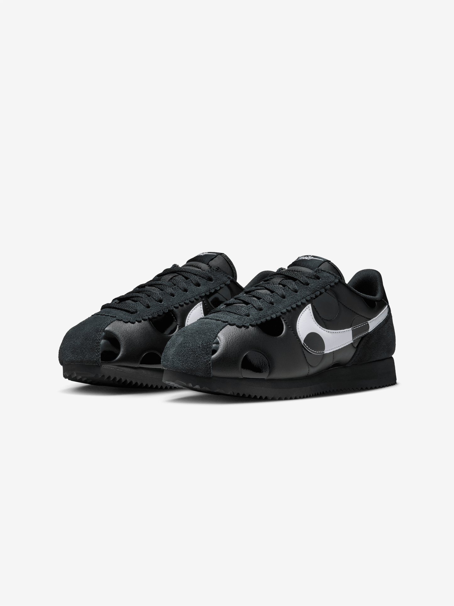 Women's Nike Cortez "Polka Dots" (BLACK/WHITE-BLACK)