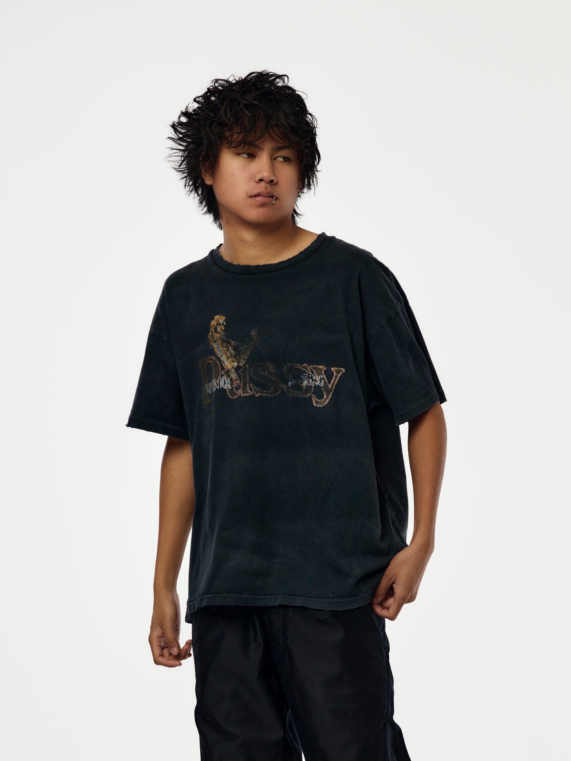 poisブラウスtee ブラック NO BISHOP NO KING PXSSY TEE (BLACK) - UNION LOS ANGELES
