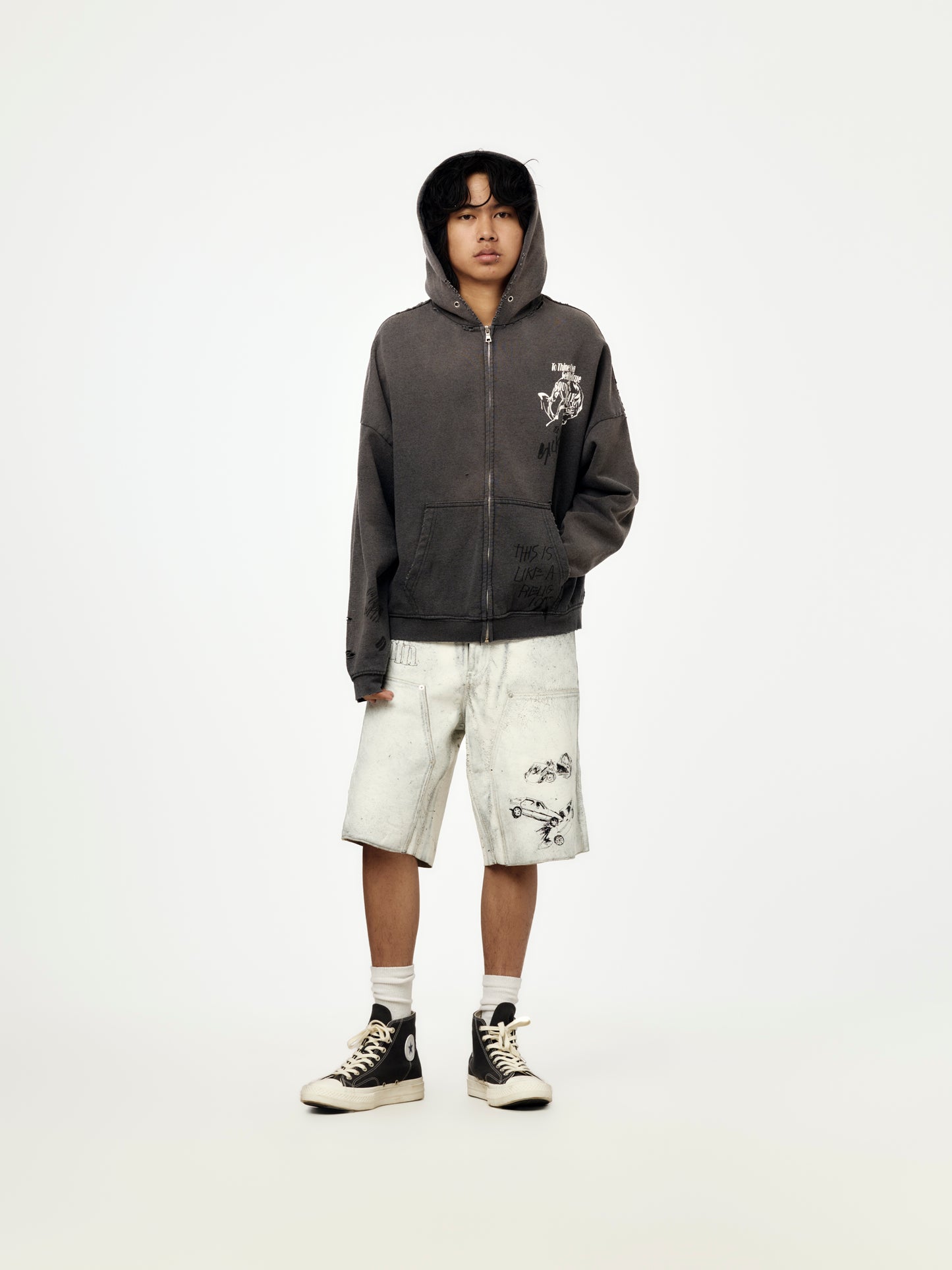 Carrying The Message Zip Hoodie