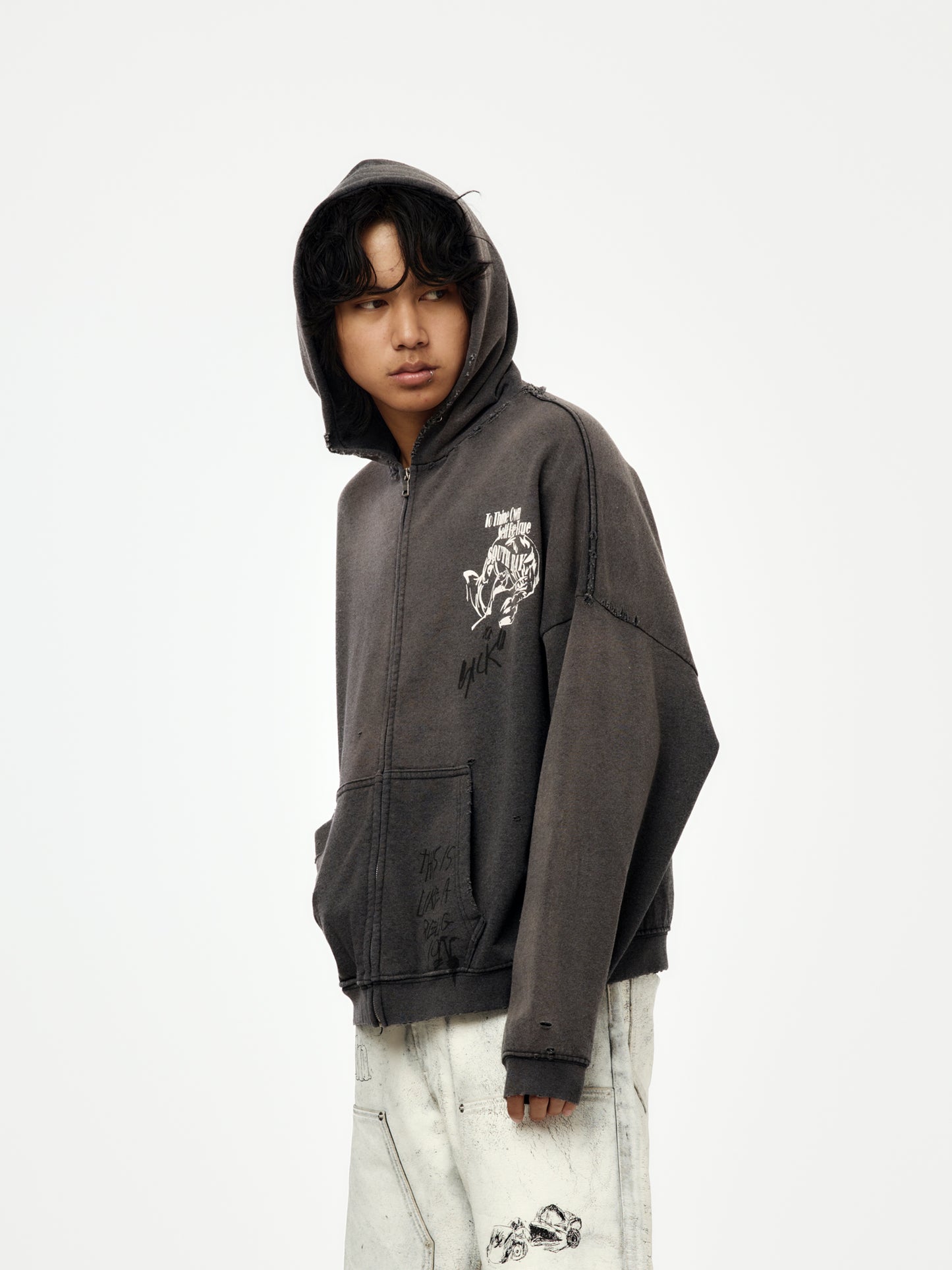 Carrying The Message Zip Hoodie