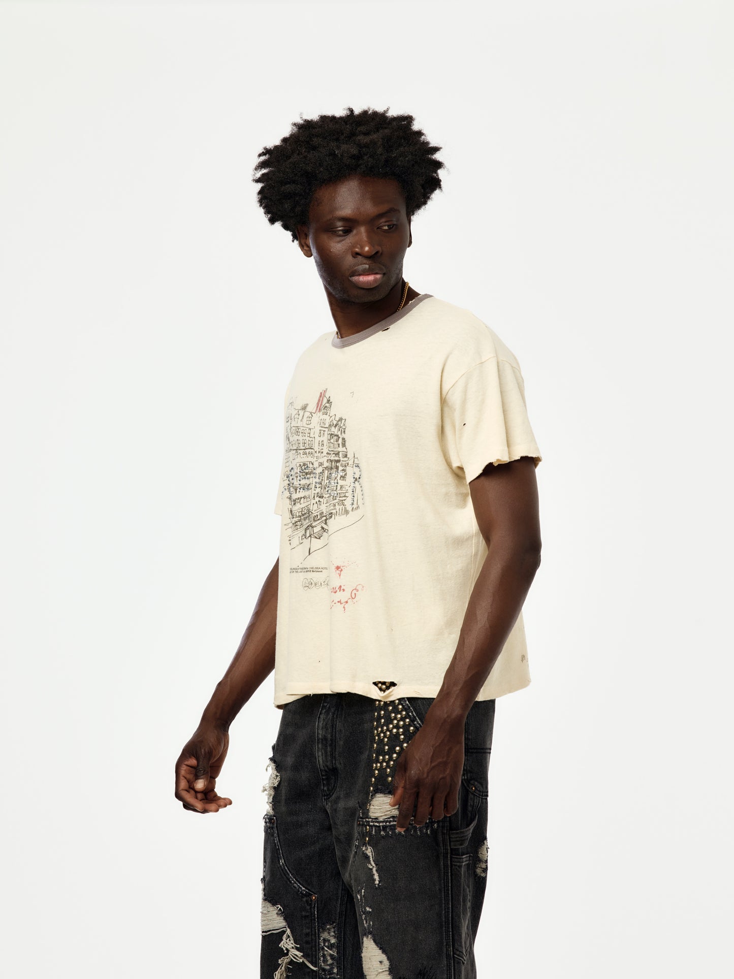 CHELSEay Hotel Tee (Vintage Cream)