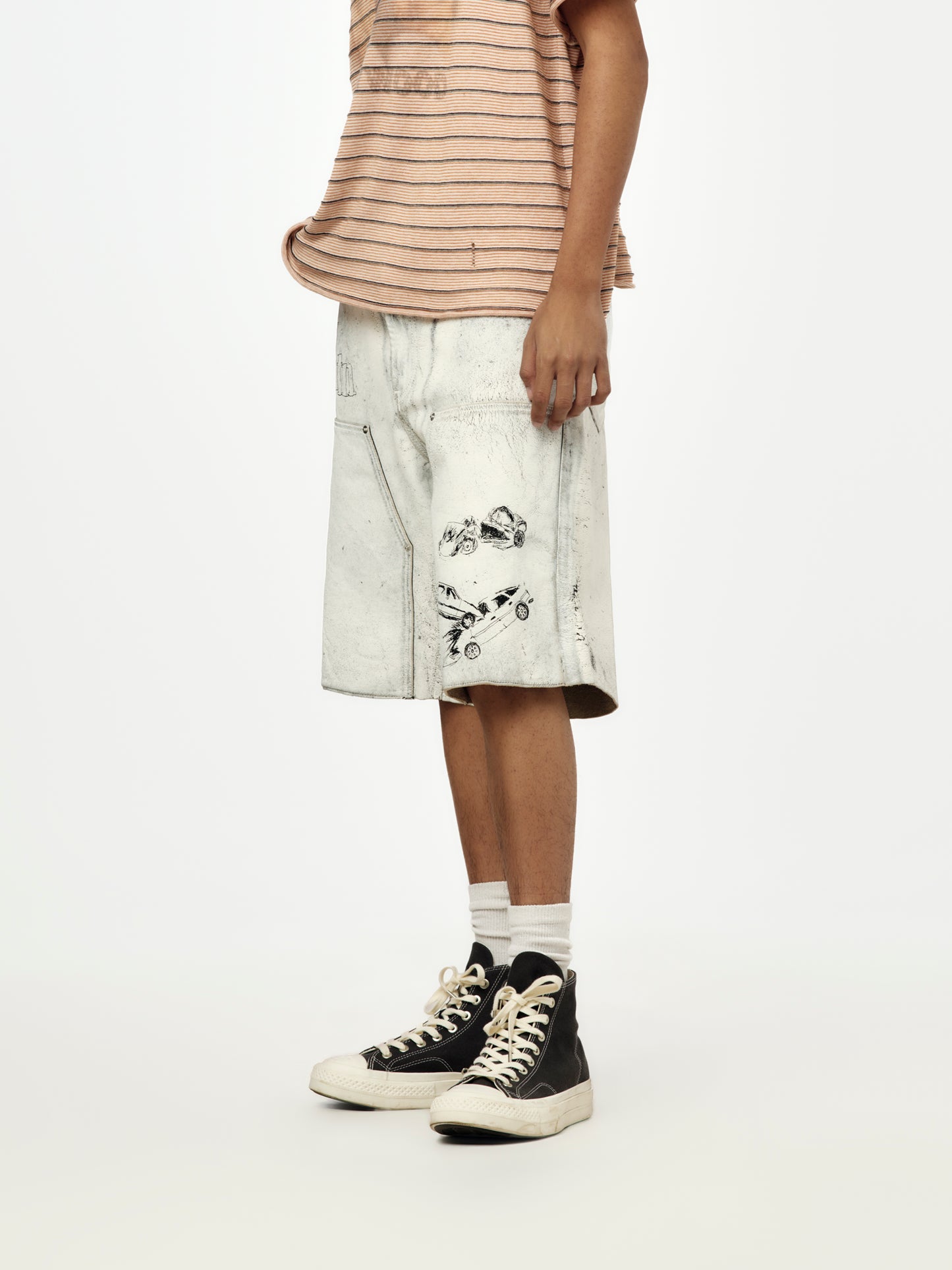 Holy Mountain Painted Leather DBL Knee Short