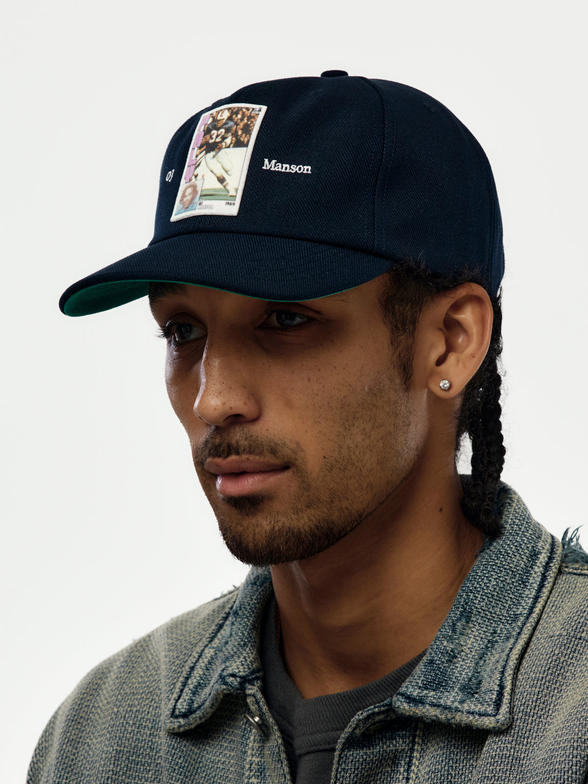OJ MANSON BASEBALL HAT (NAVY BLUE)
