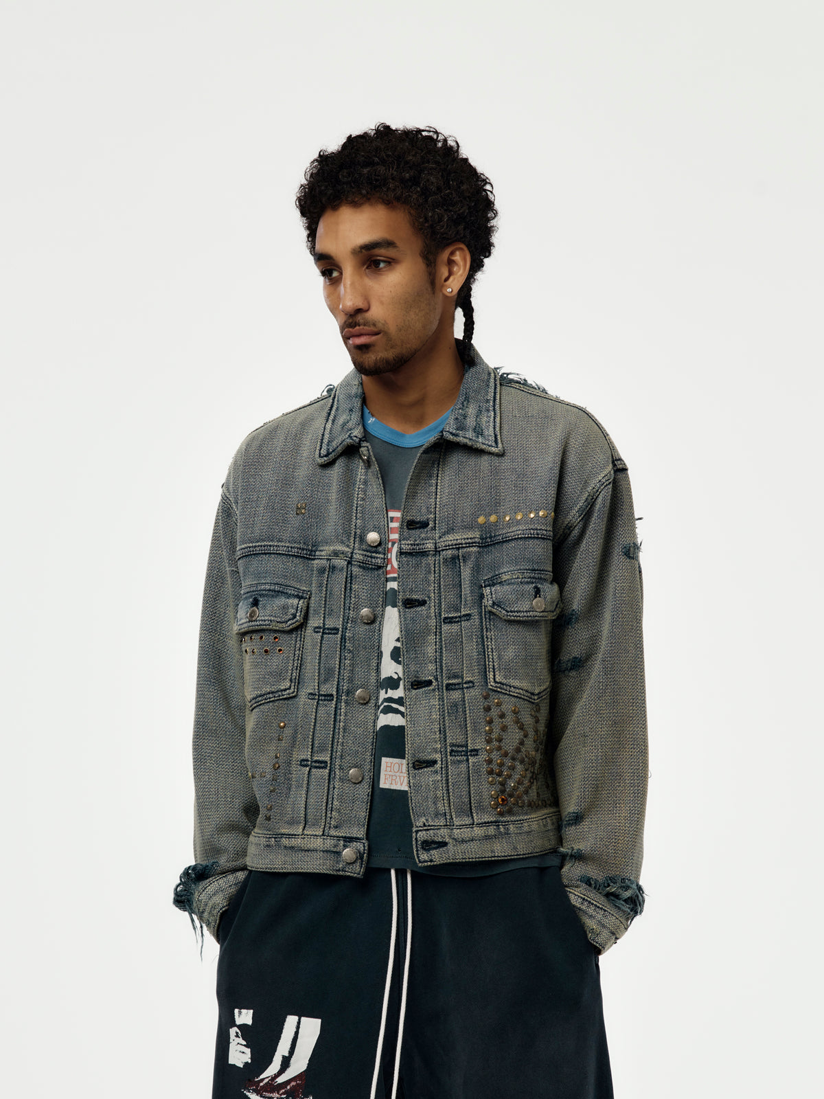 REBELDE TYPE 2 DENIM JACKET (MID WASH DENIM)