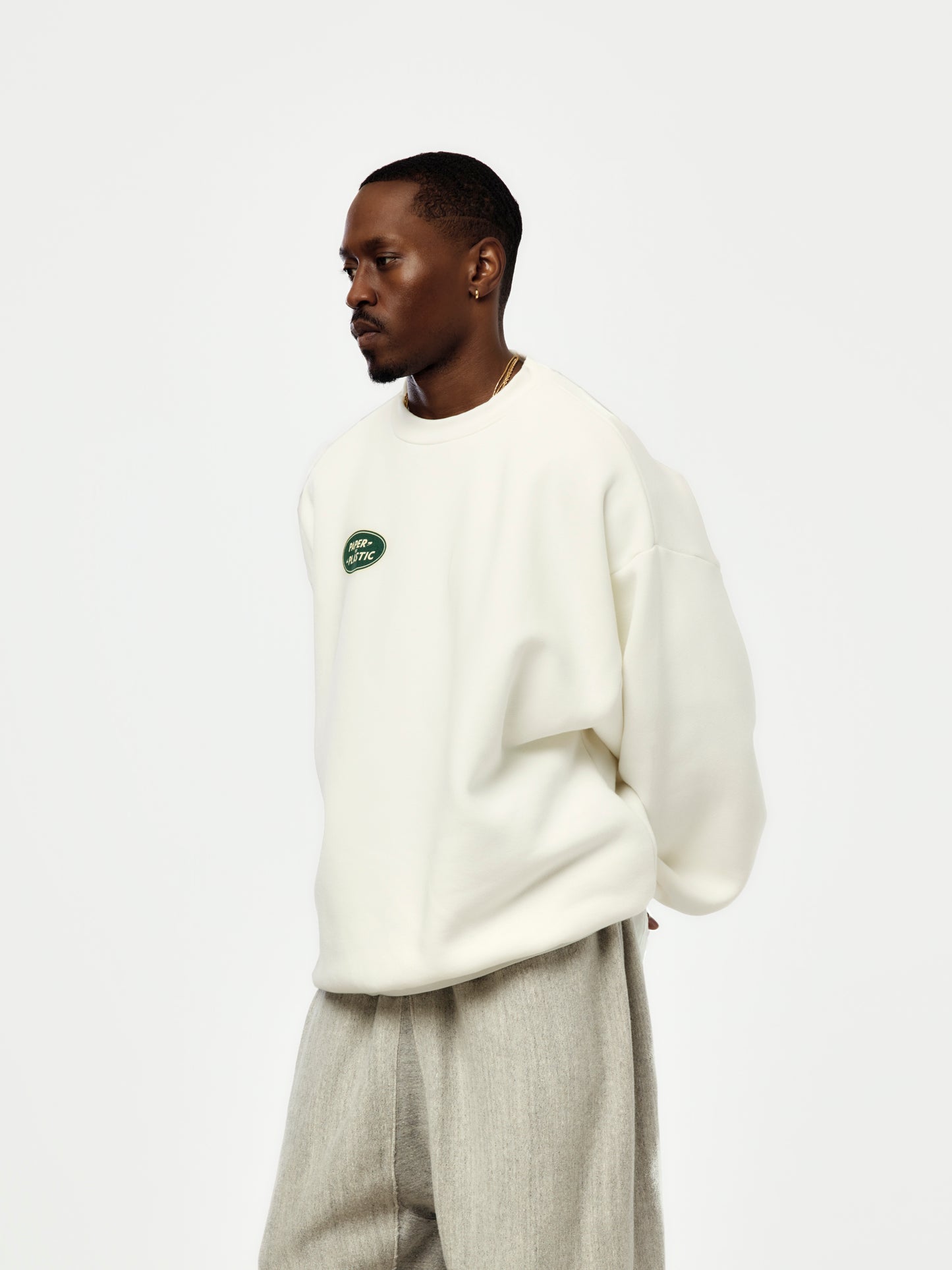Defender L/S Crewneck (Cream)