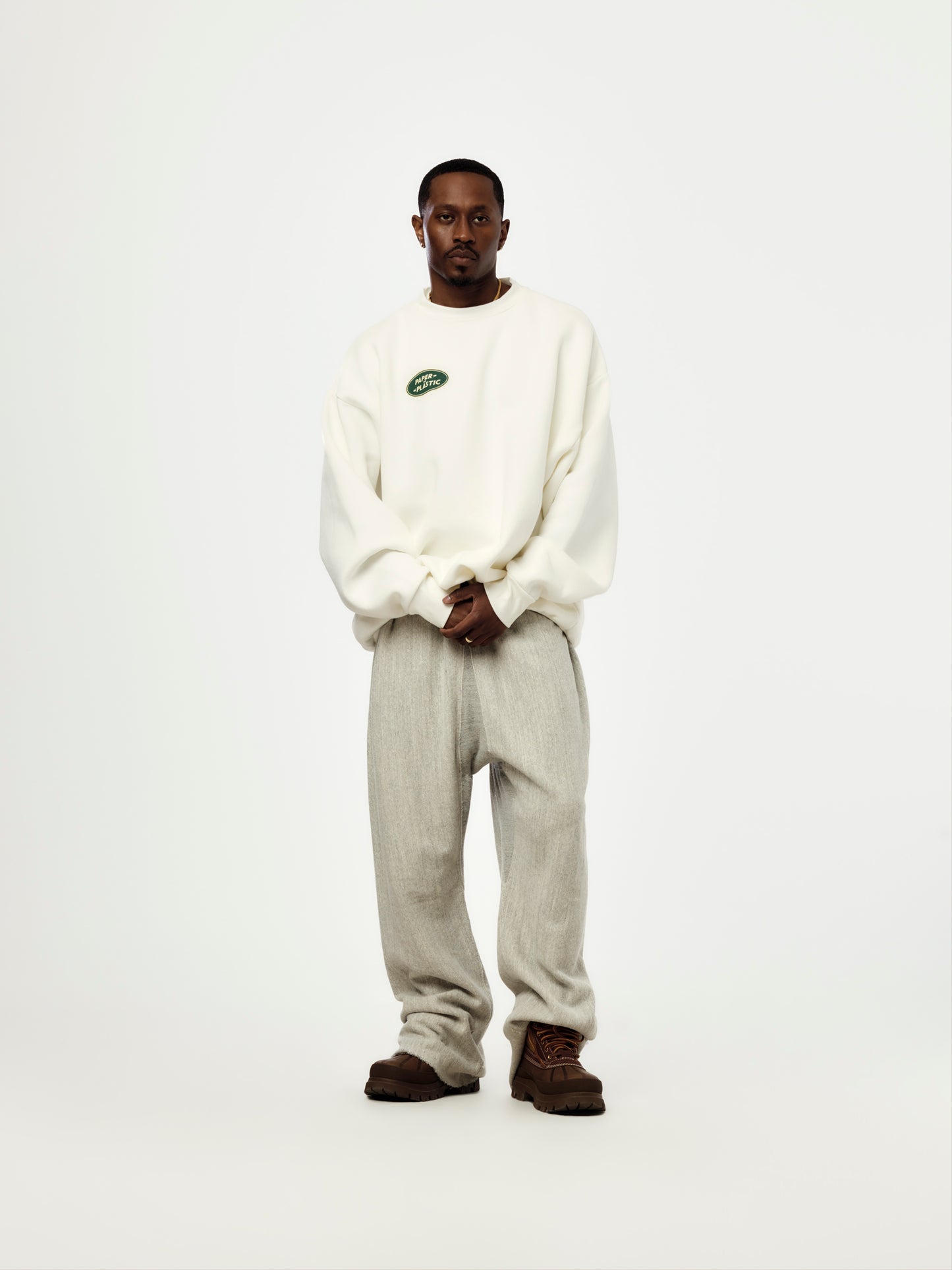 Defender L/S Crewneck (Cream)