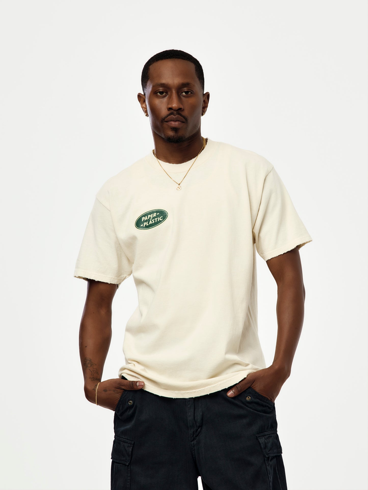 Defender Tee (Cream)