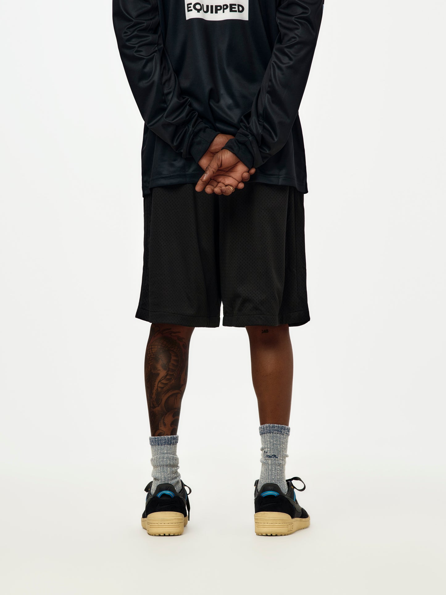 Patta Athletic Mesh Shorts (Black)