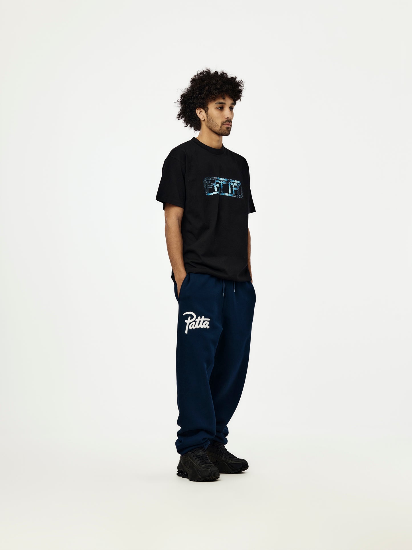 Patta Bike Chain T-Shirt (Black)