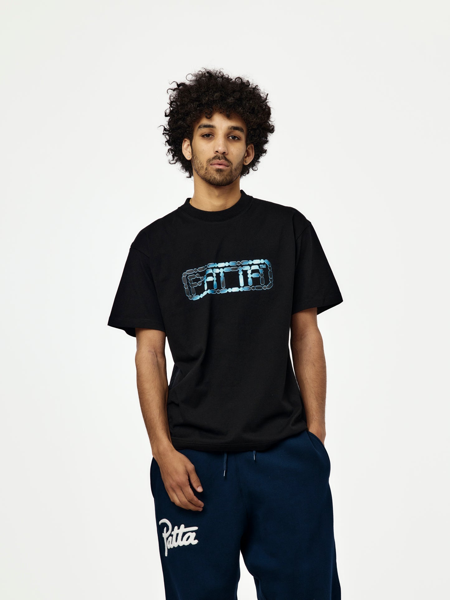 Patta Bike Chain T-Shirt (Black)
